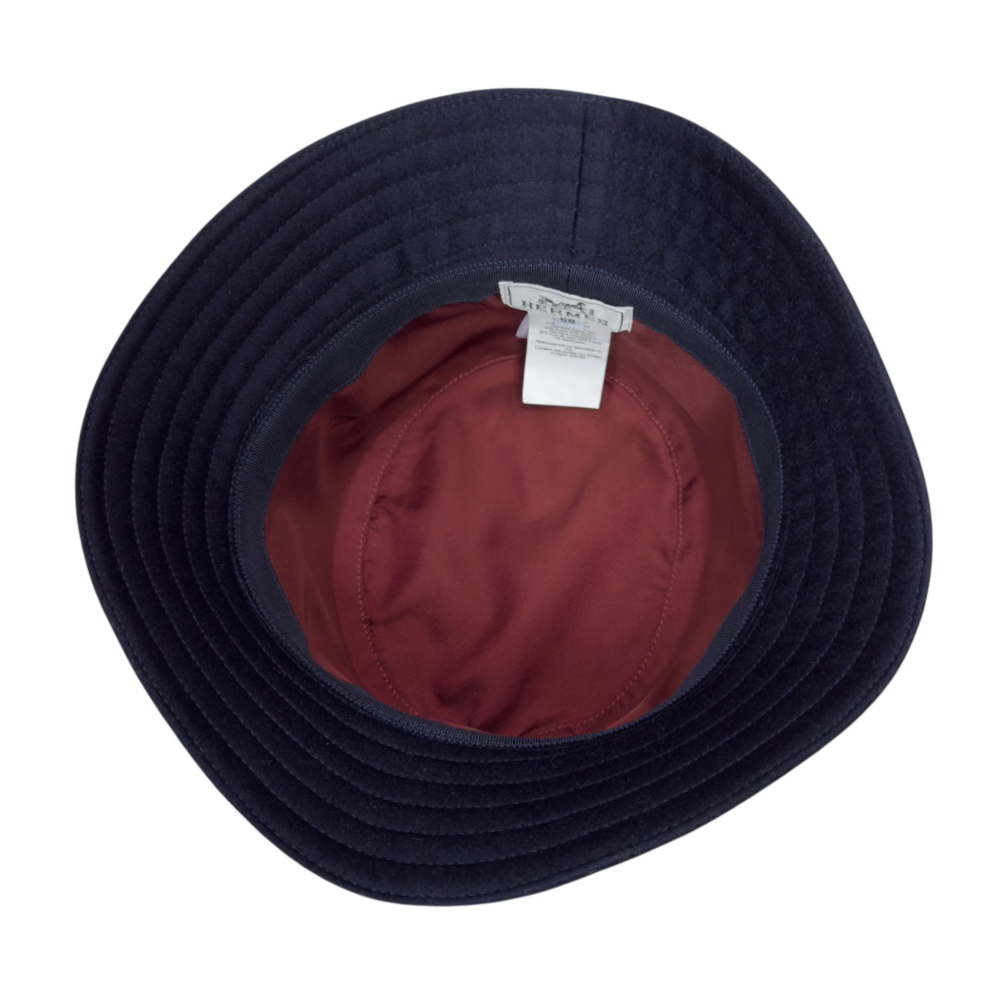 HERMES Harper H Sellier 純羊絨 漁夫帽