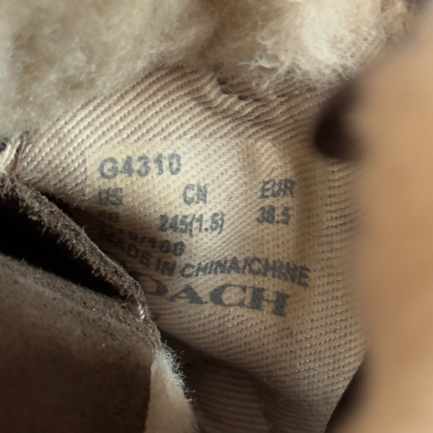 COACH 毛毛 厚底鞋 45MM