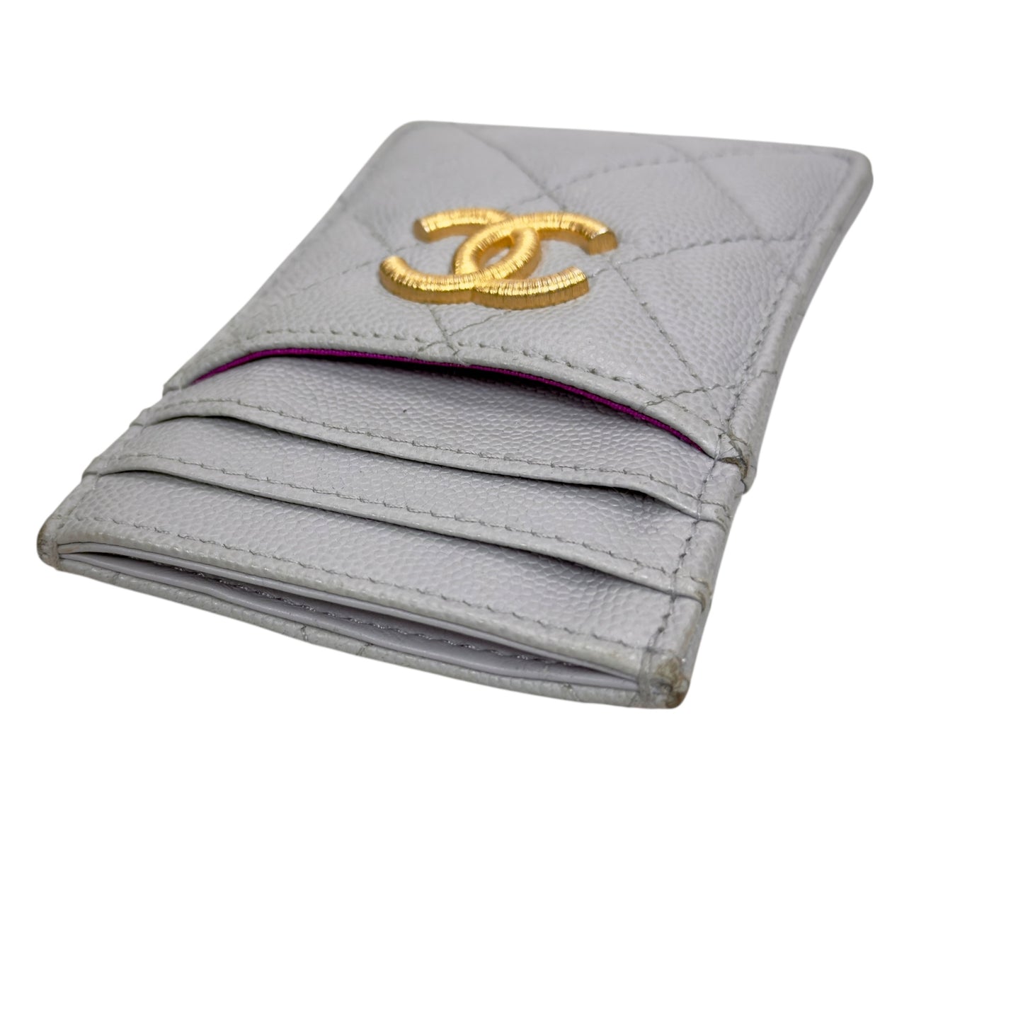 CHANEL CC 荔枝皮 卡包