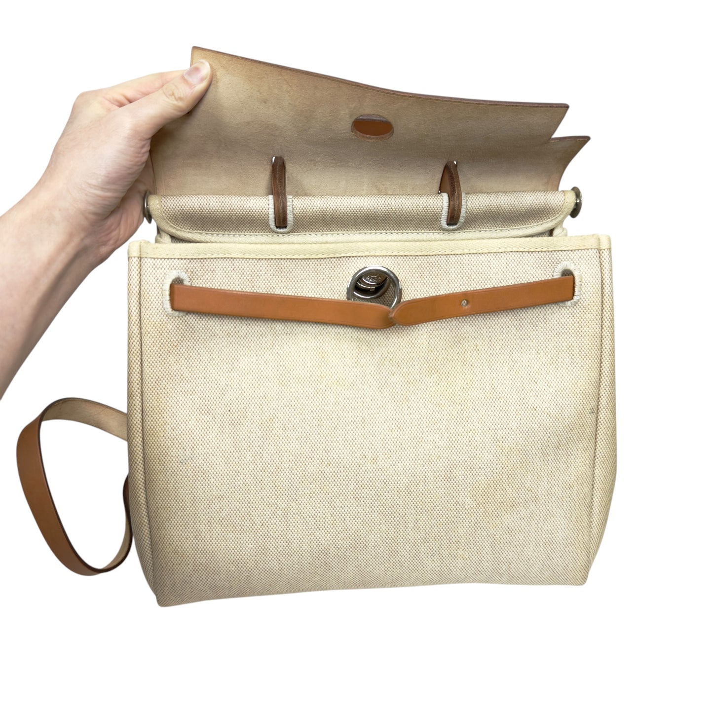 HERMES 中古 Herbag 背包 框C刻