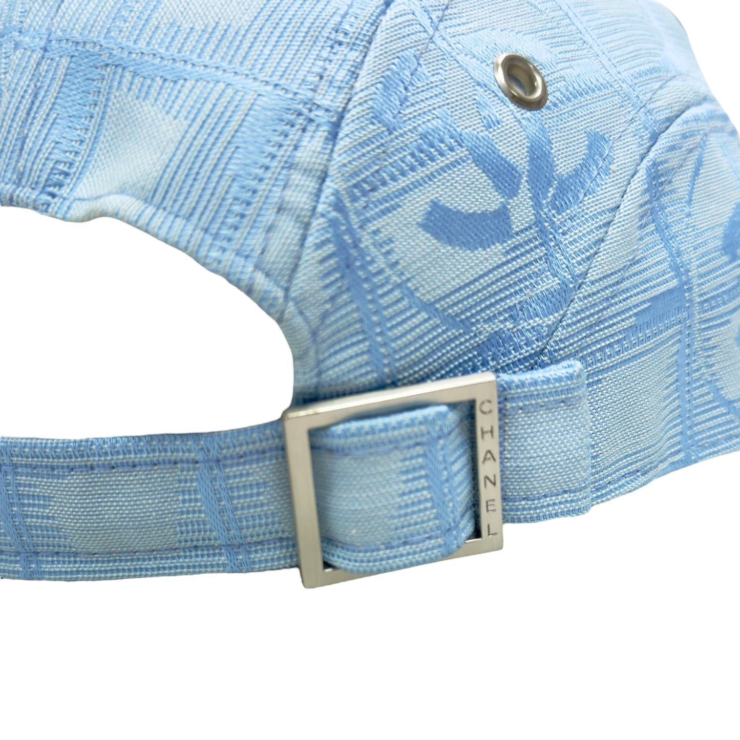 CHANEL CC 中古 冰塊格紋 棒球帽