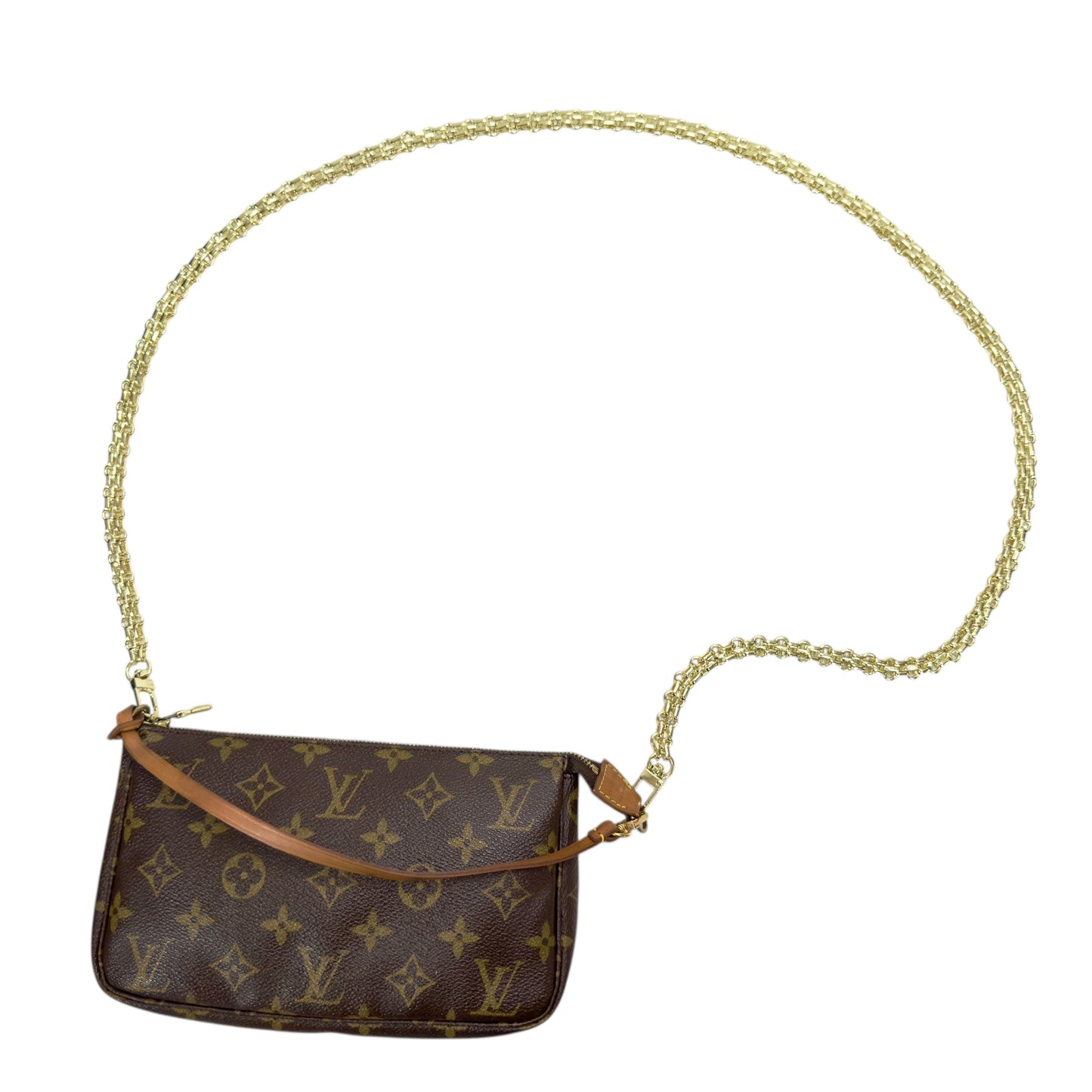 LOUIS VUITTON Pochette Accessoire *送無品牌鏈帶* 2用包