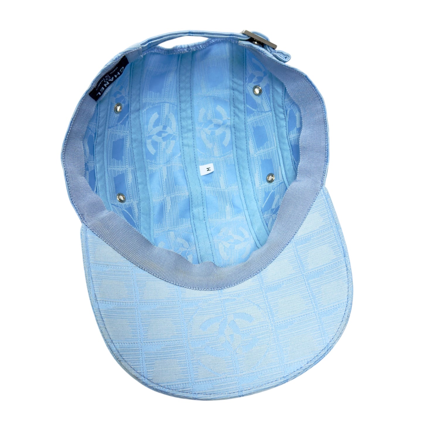 CHANEL CC 中古 冰塊格紋 棒球帽