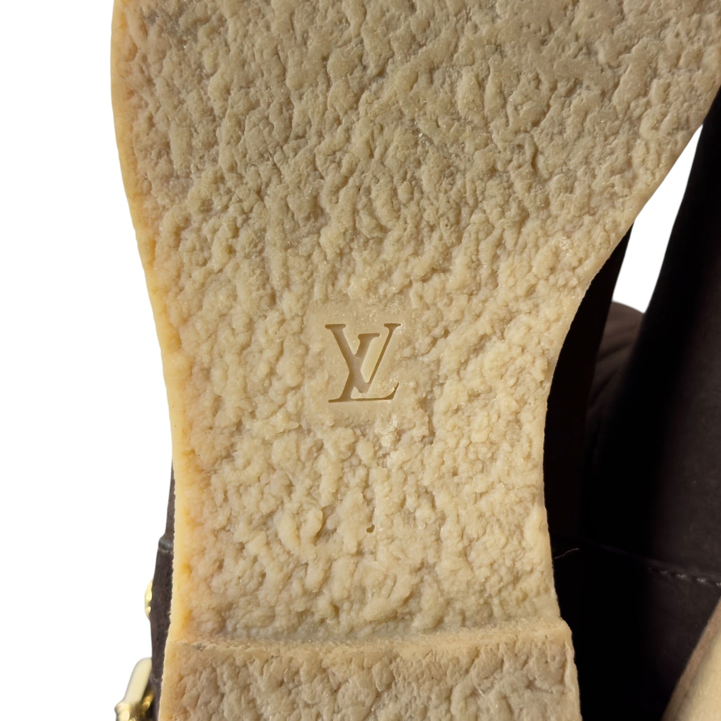 LOUIS VUITTON Snowball 老花 毛毛靴