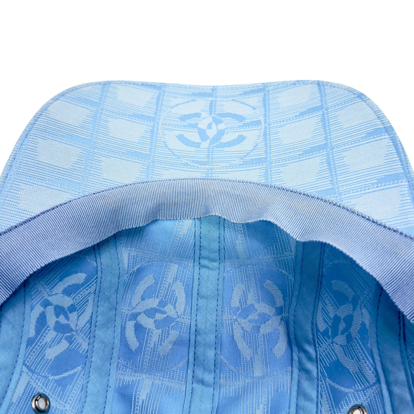 CHANEL CC 中古 冰塊格紋 棒球帽