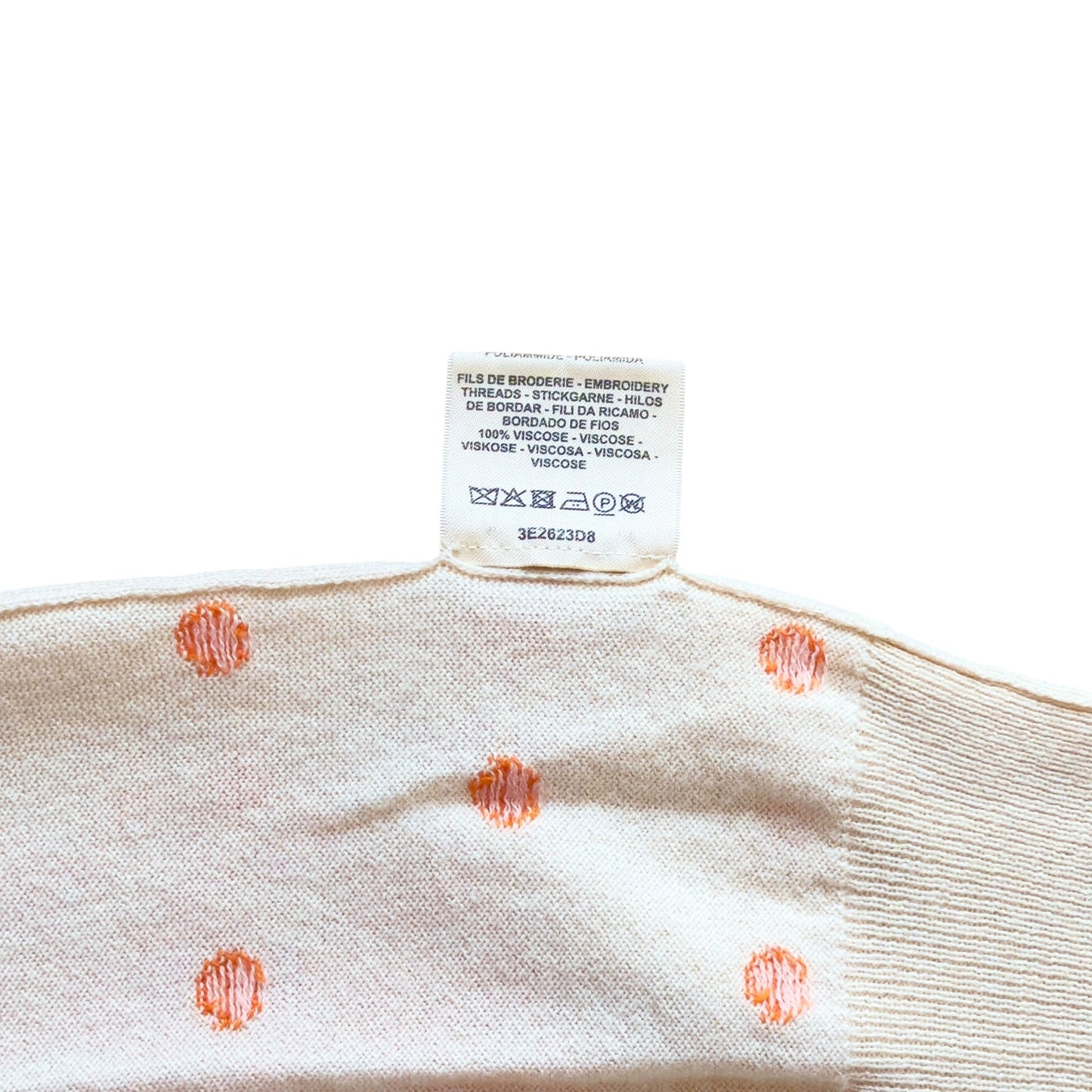 HERMES Brides de Gala 羊絨 短袖上衣