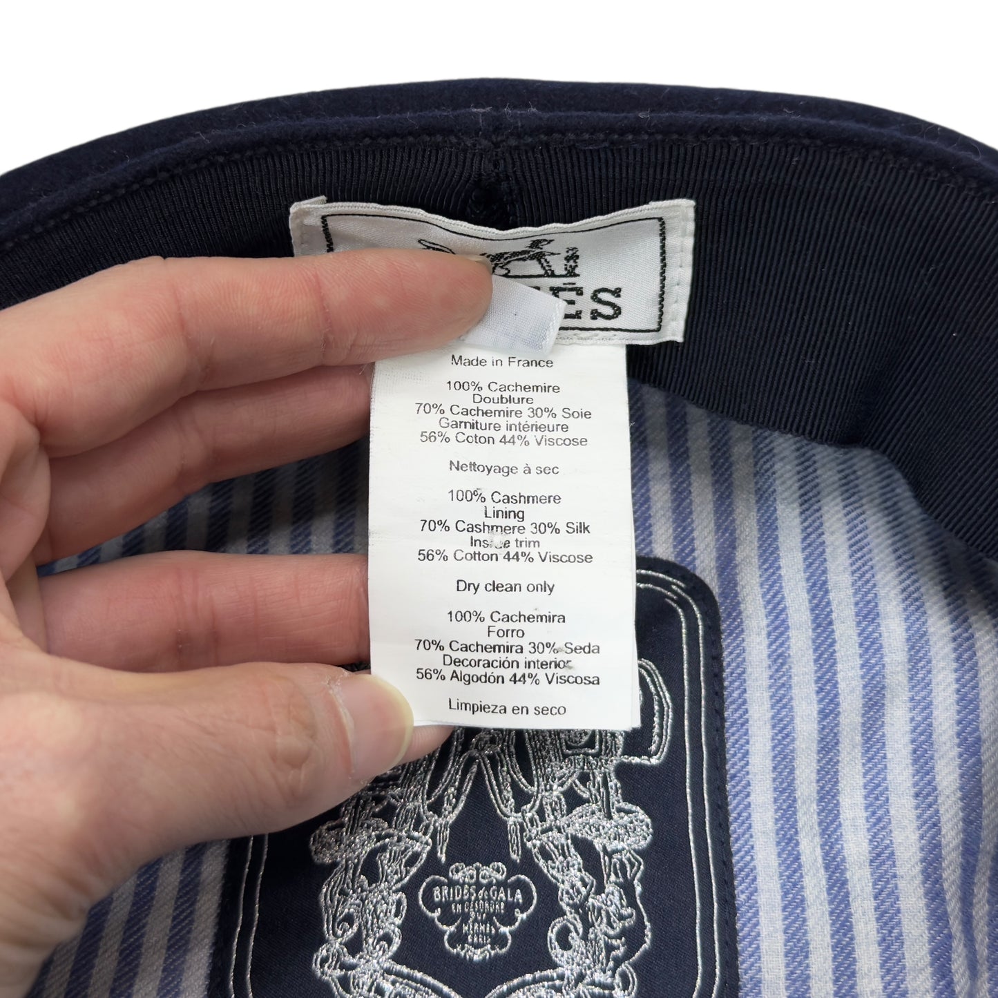 HERMES Belle-Ile Chaîne d'Ancre 豬鼻子🐽 純羊絨 報童帽