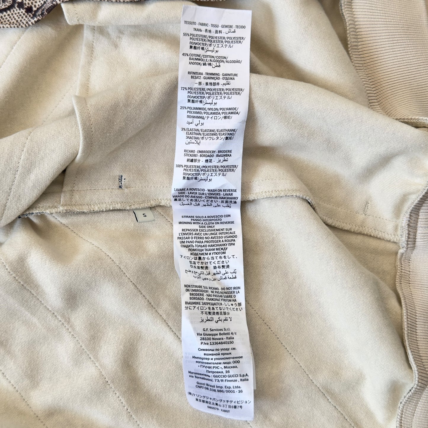 GUCCI GG 拉鏈外套