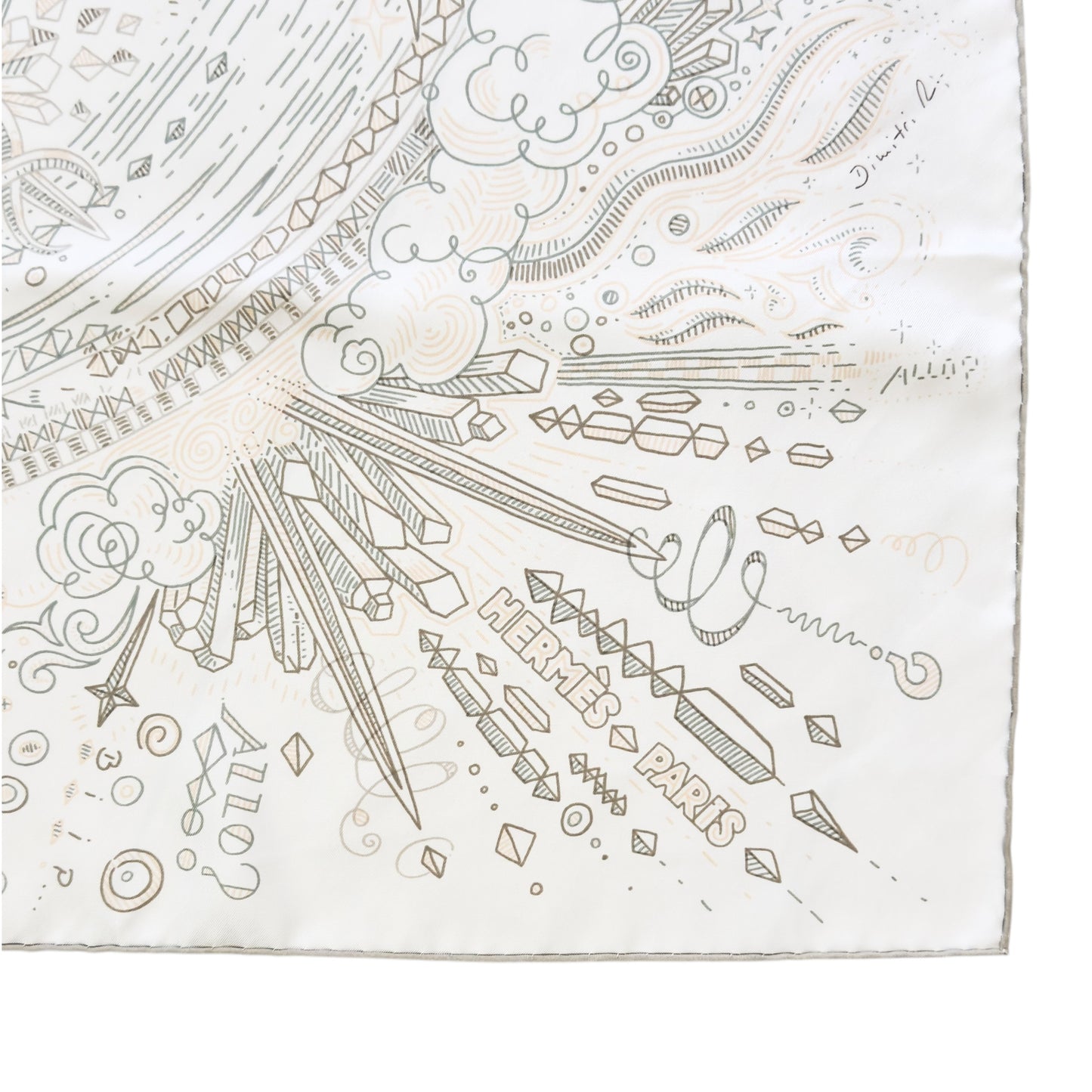 HERMES Please Hold The Line 正在接通中 絲巾