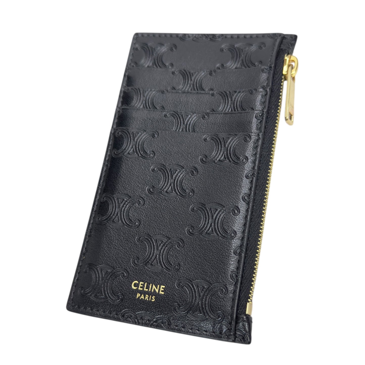 CELINE 凱旋門 拉鏈卡包