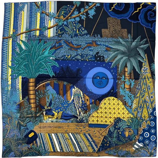 HERMES Acte III, Scene I, La Clairiere shawl 140 仲夏夜之夢 羊絨 圍巾