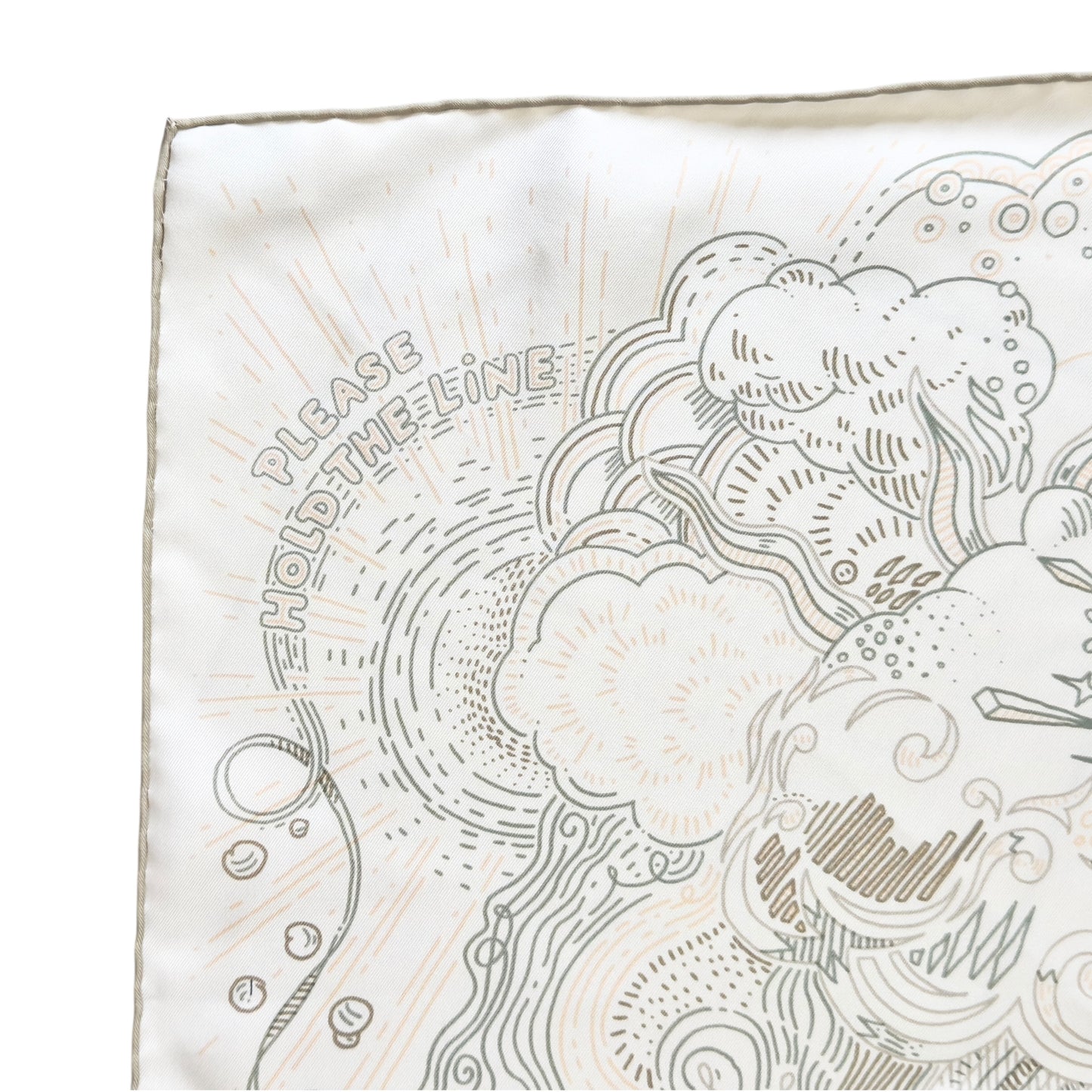 HERMES Please Hold The Line 正在接通中 絲巾