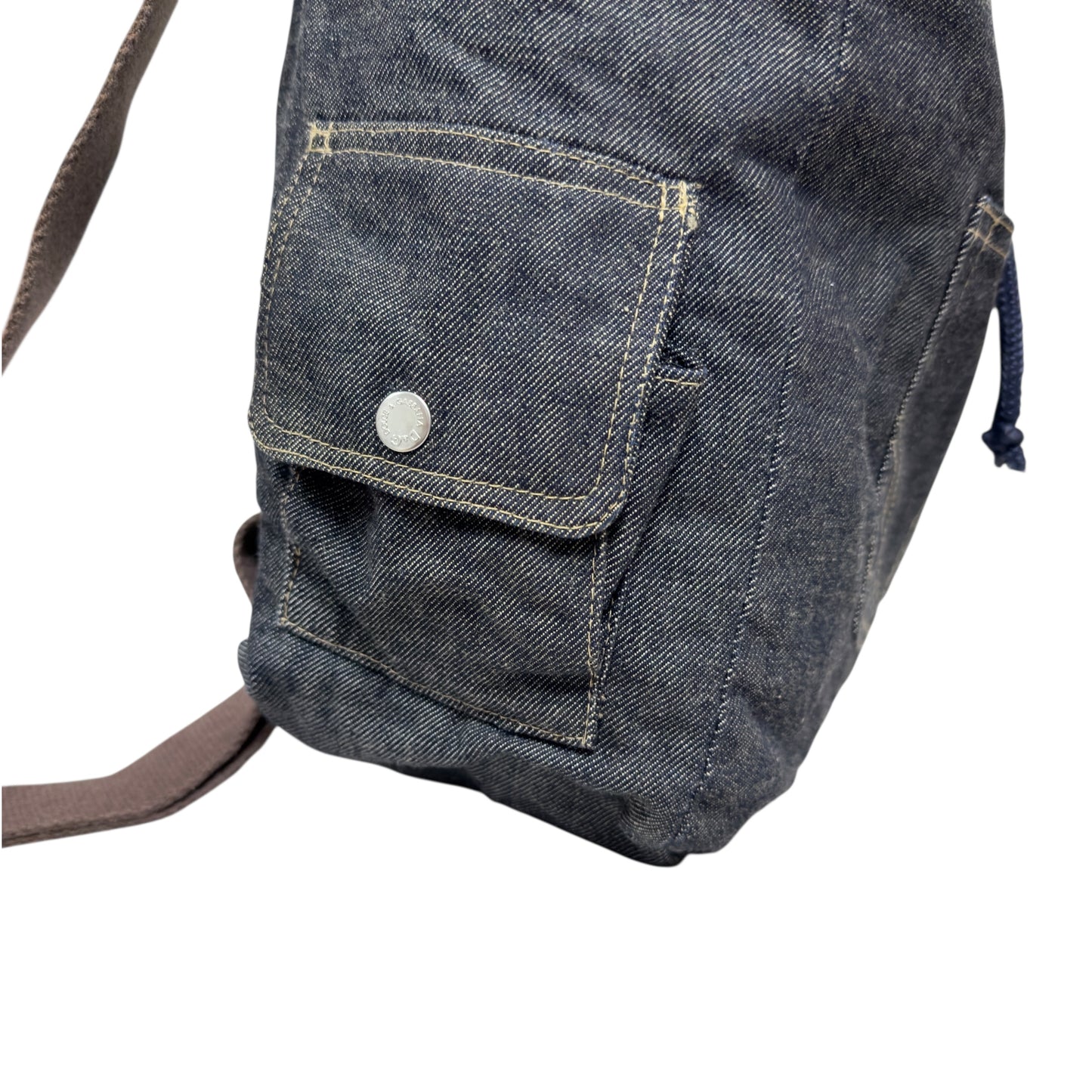 D&G Dolce & Gabbana 牛仔 毛毛 背包