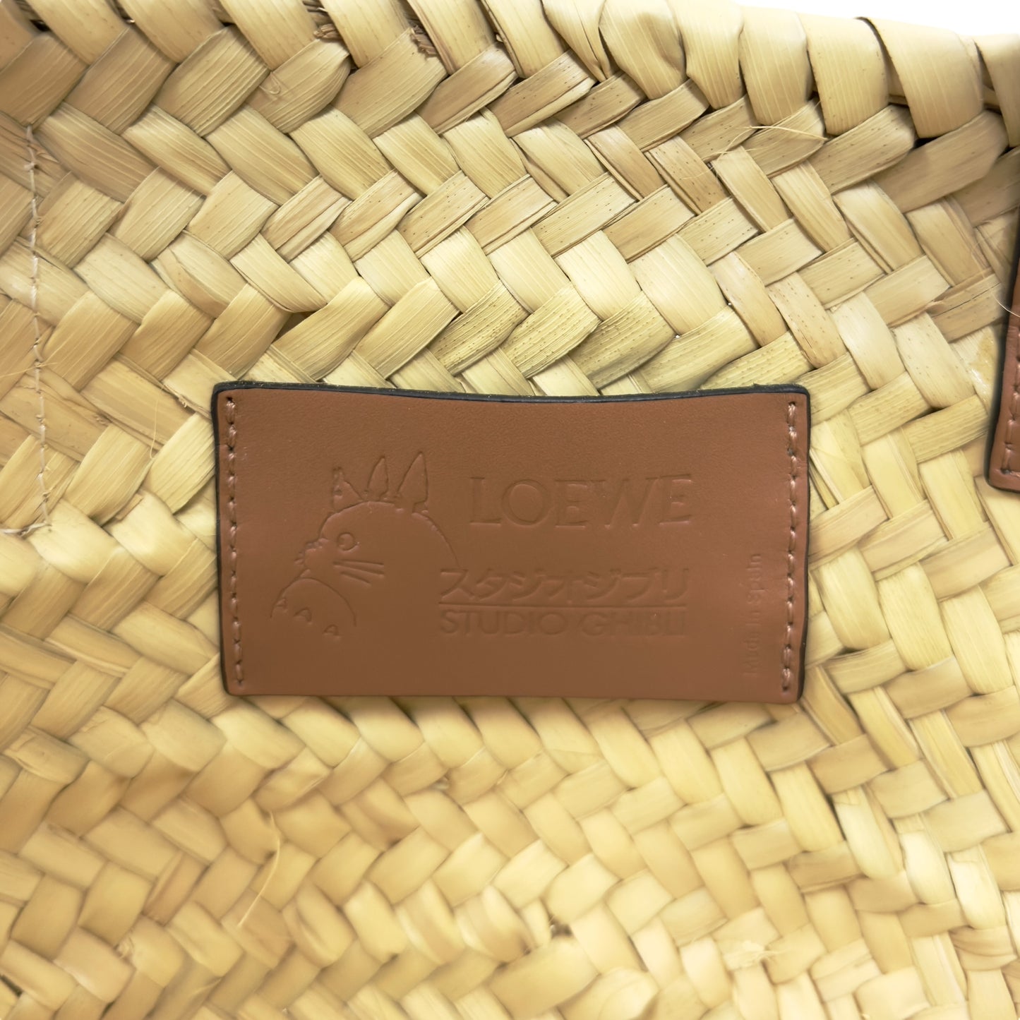 LOEWE 聯乘 龍貓 灰塵精靈限定 手提籃