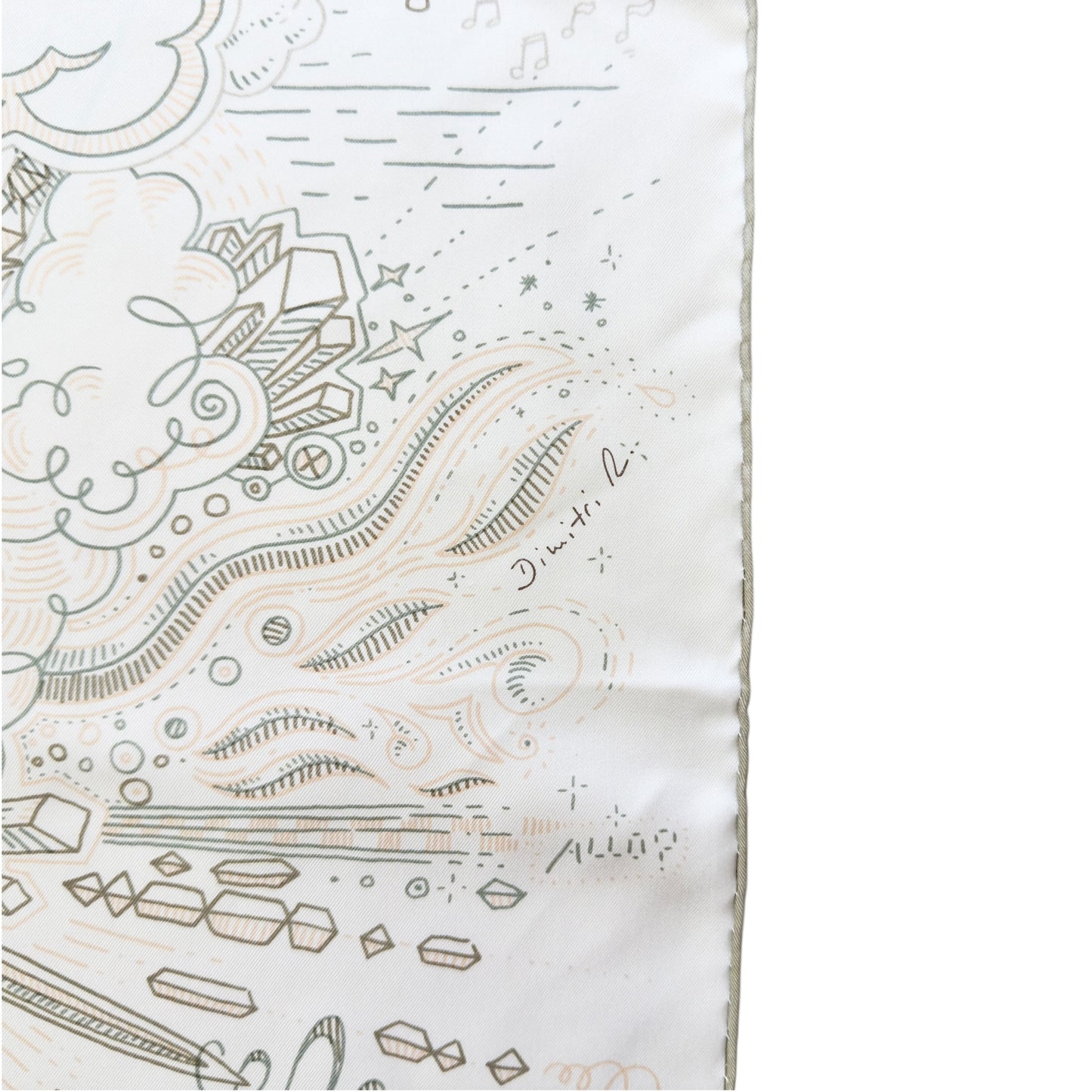 HERMES Please Hold The Line 正在接通中 絲巾