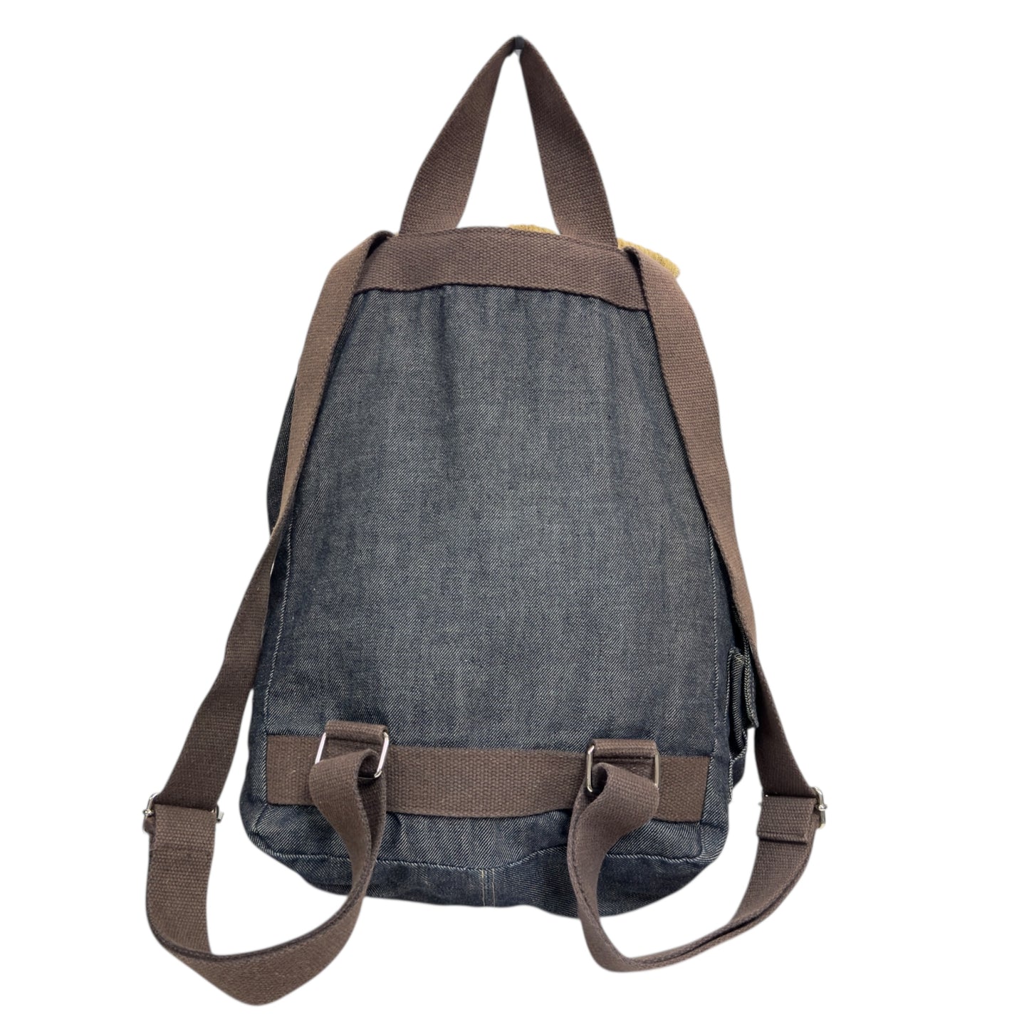 D&G Dolce & Gabbana 牛仔 毛毛 背包