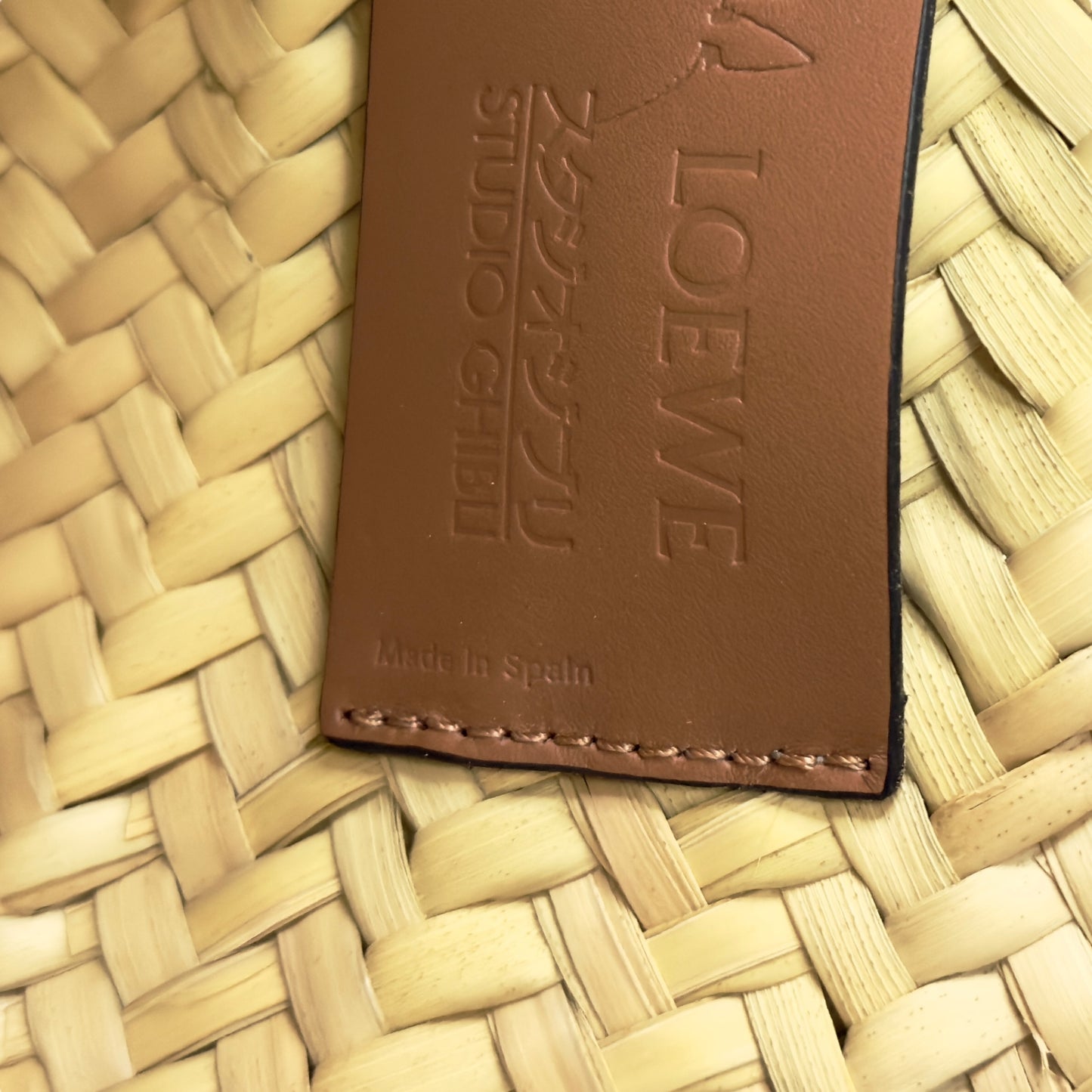 LOEWE 聯乘 龍貓 灰塵精靈限定 手提籃