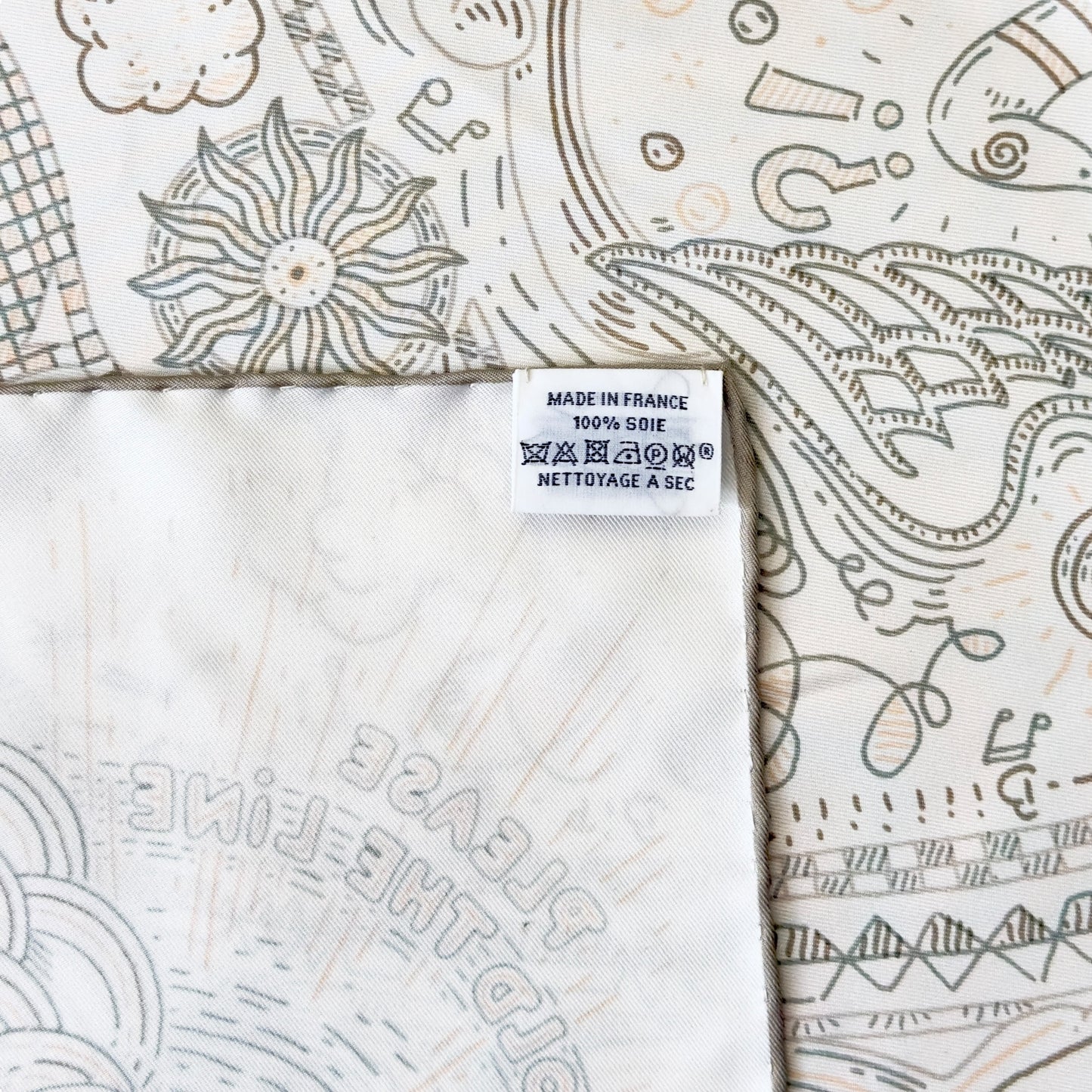 HERMES Please Hold The Line 正在接通中 絲巾