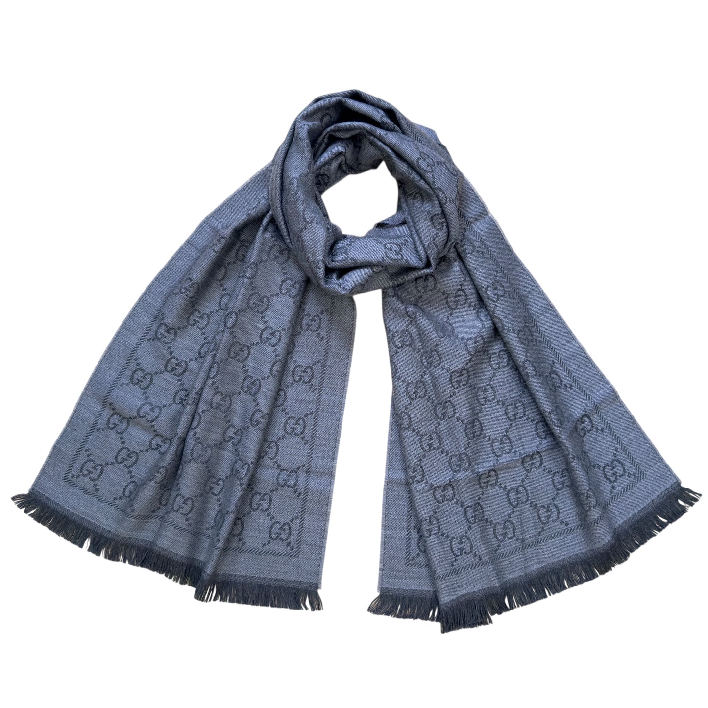 GUCCI GG 雙面 圍巾