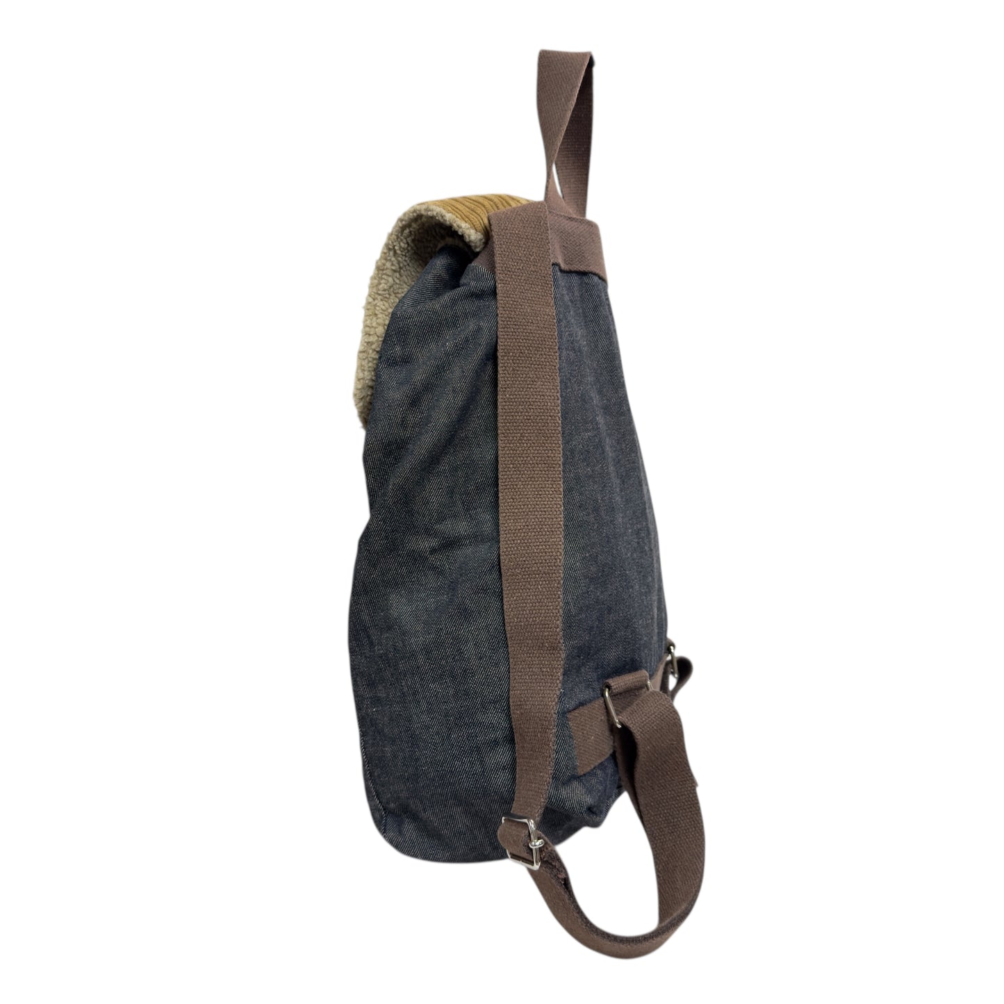 D&G Dolce & Gabbana 牛仔 毛毛 背包