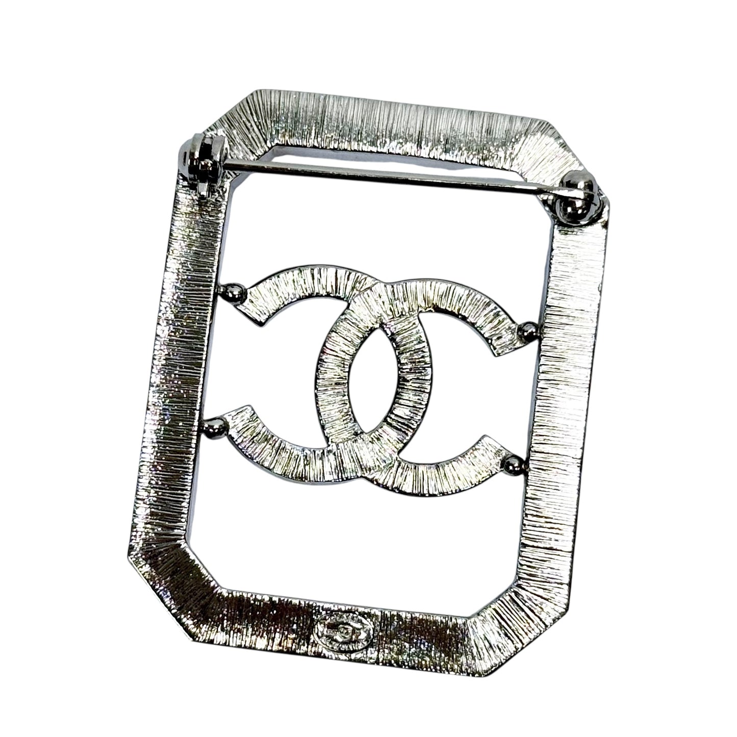 CHANEL CC 水鑽 胸針