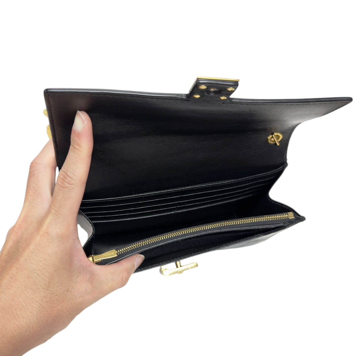 MULBERRY 鱷魚皮壓紋 鏈條包