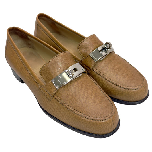 HERMES kelly扣 樂福鞋