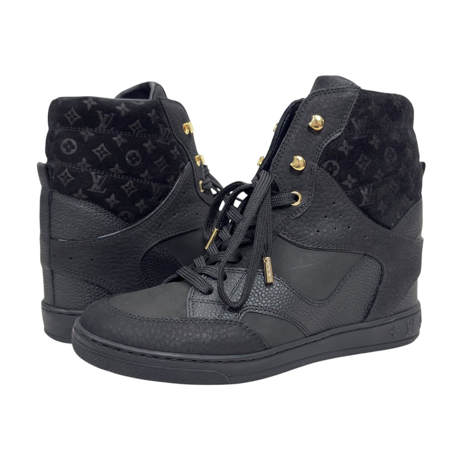 LOUIS VUITTON 老花 內增高 球鞋 70mm