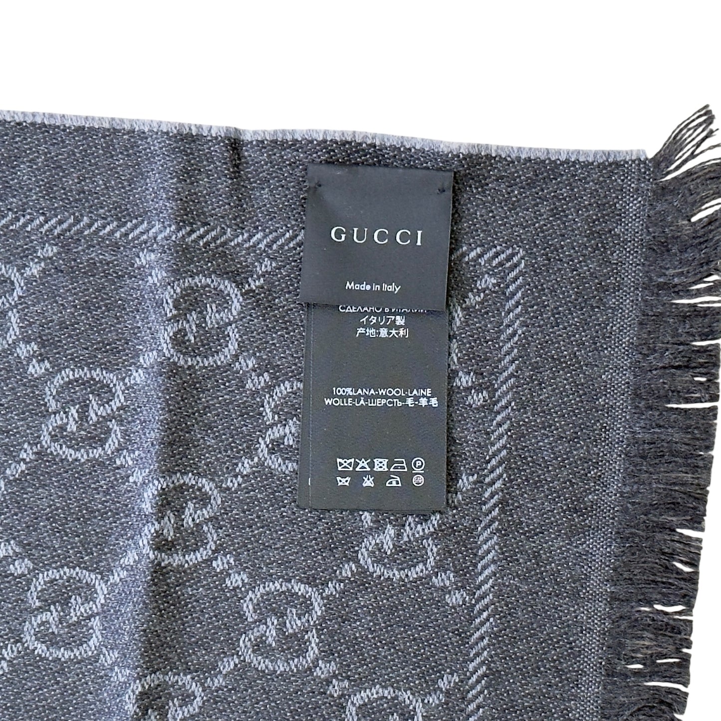 GUCCI GG 雙面 圍巾