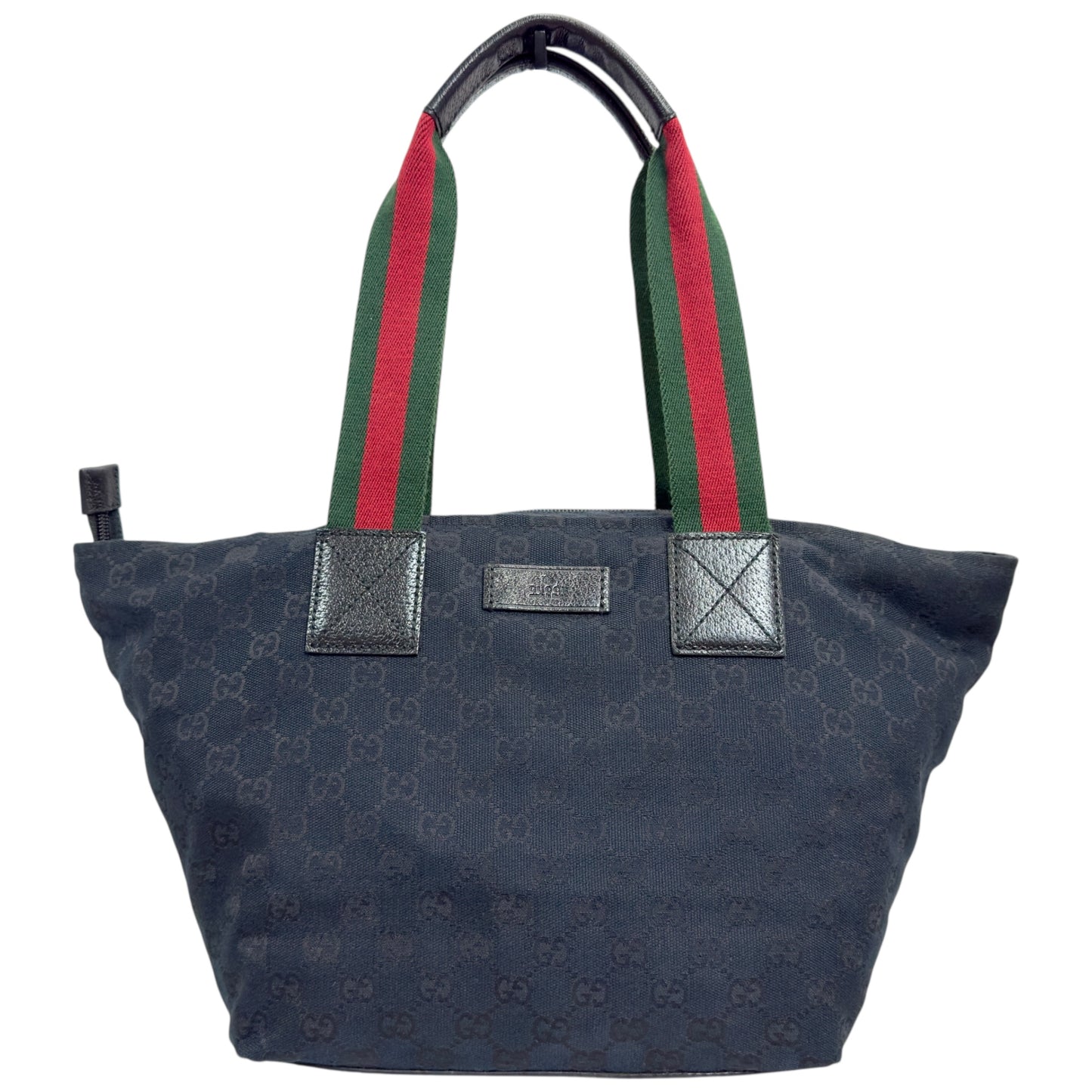 GUCCI GG 綠紅綠彩條 肩背包