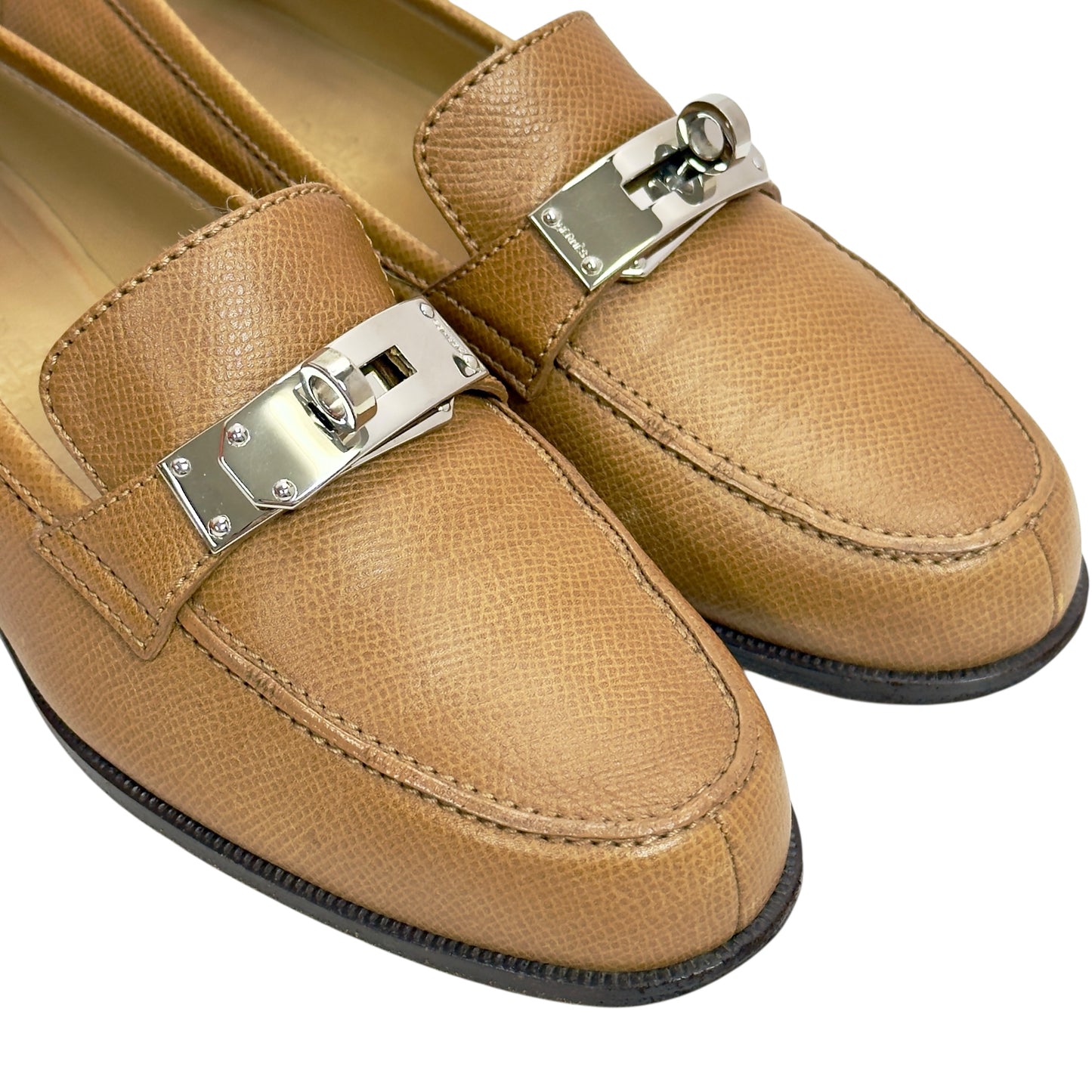 HERMES kelly扣 樂福鞋