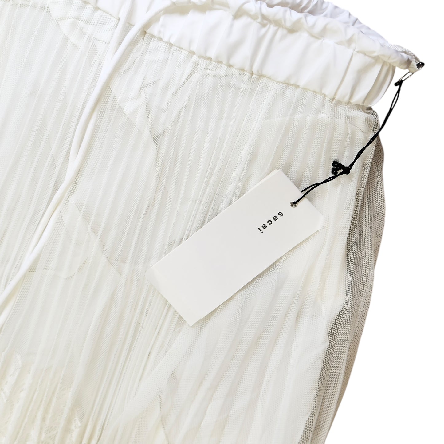 SACAI 雪紡 蕾絲 長裙