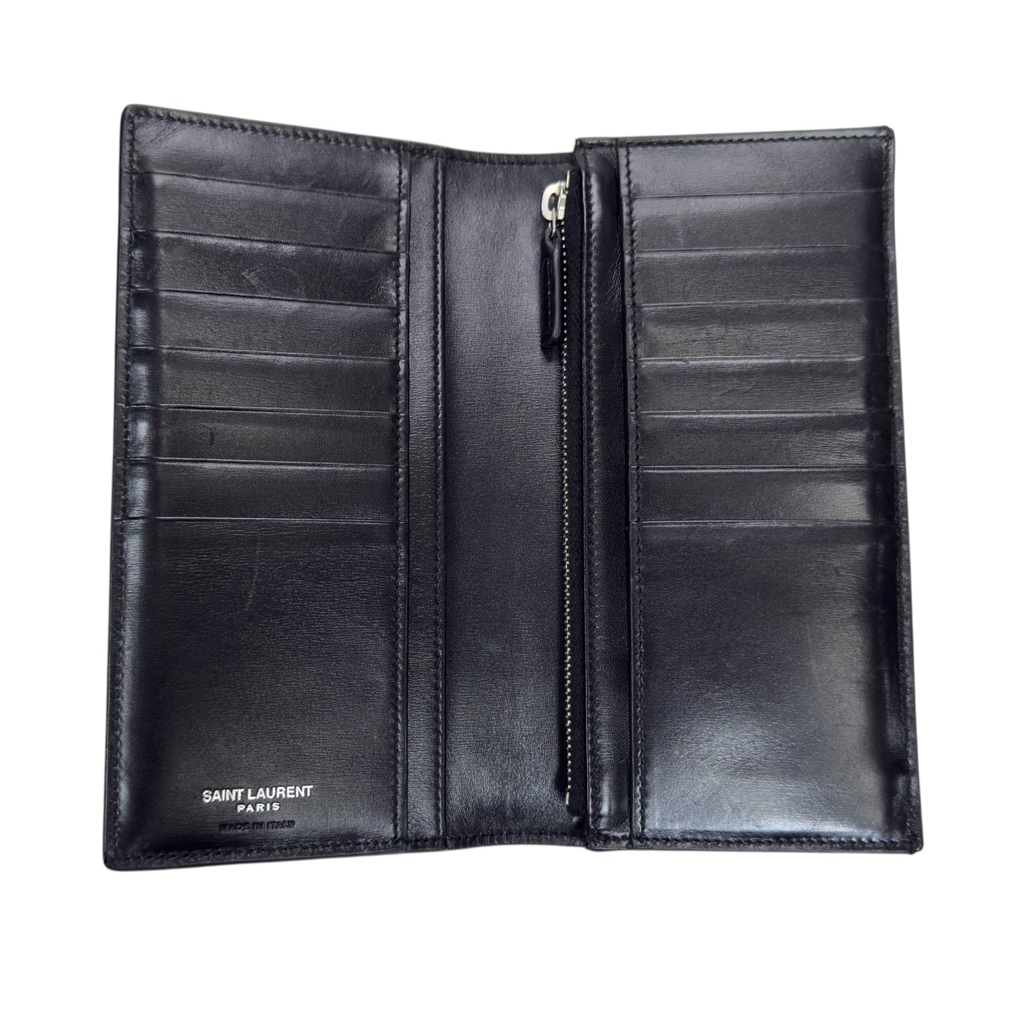 SAINT LAURENT YSL Cassandre Continental 長銀包