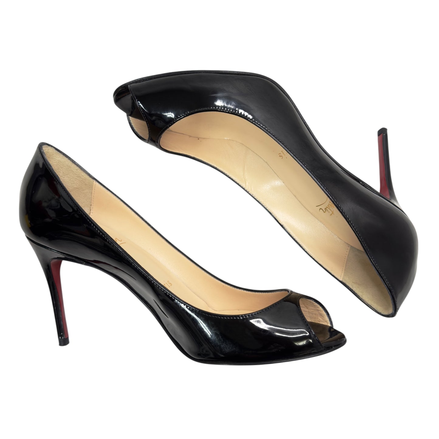 CHRISTIAN LOUBOUTIN 魚口 高踭鞋