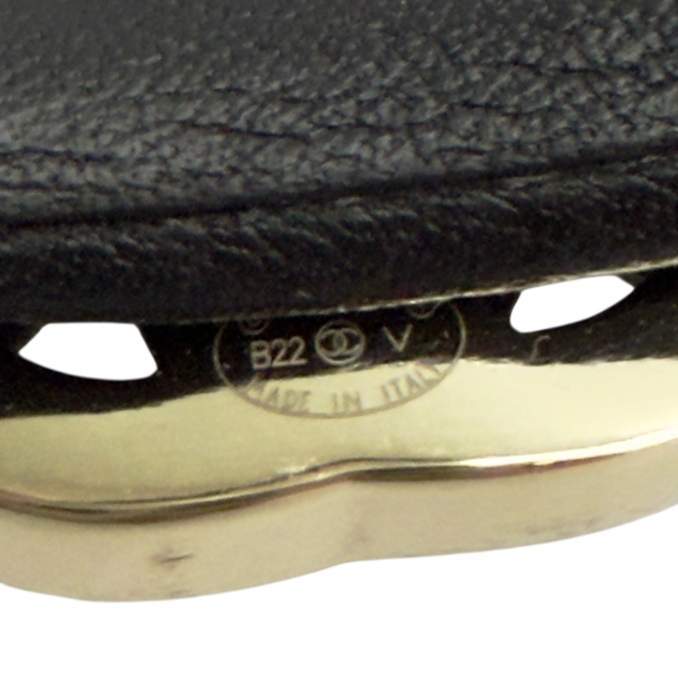 CHANEL CC 皮穿鏈 髮箍