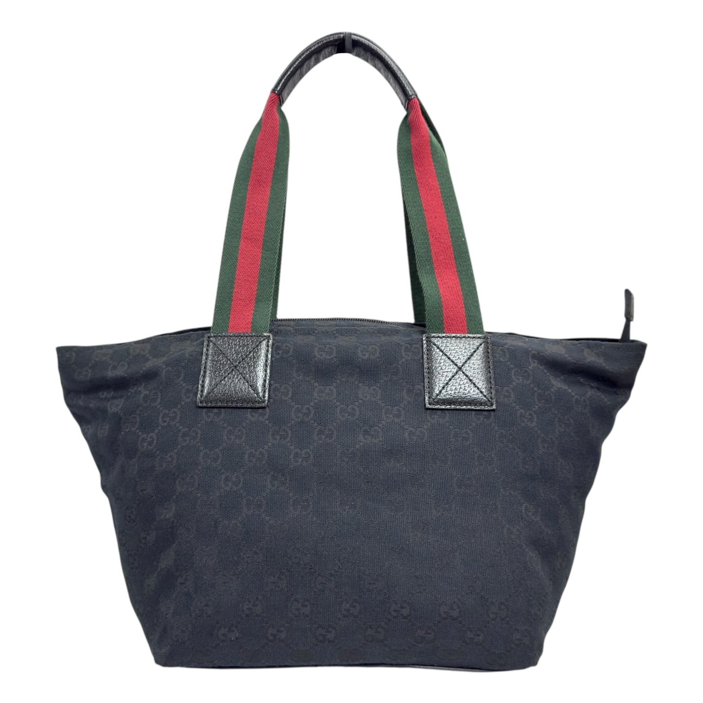 GUCCI GG 綠紅綠彩條 肩背包