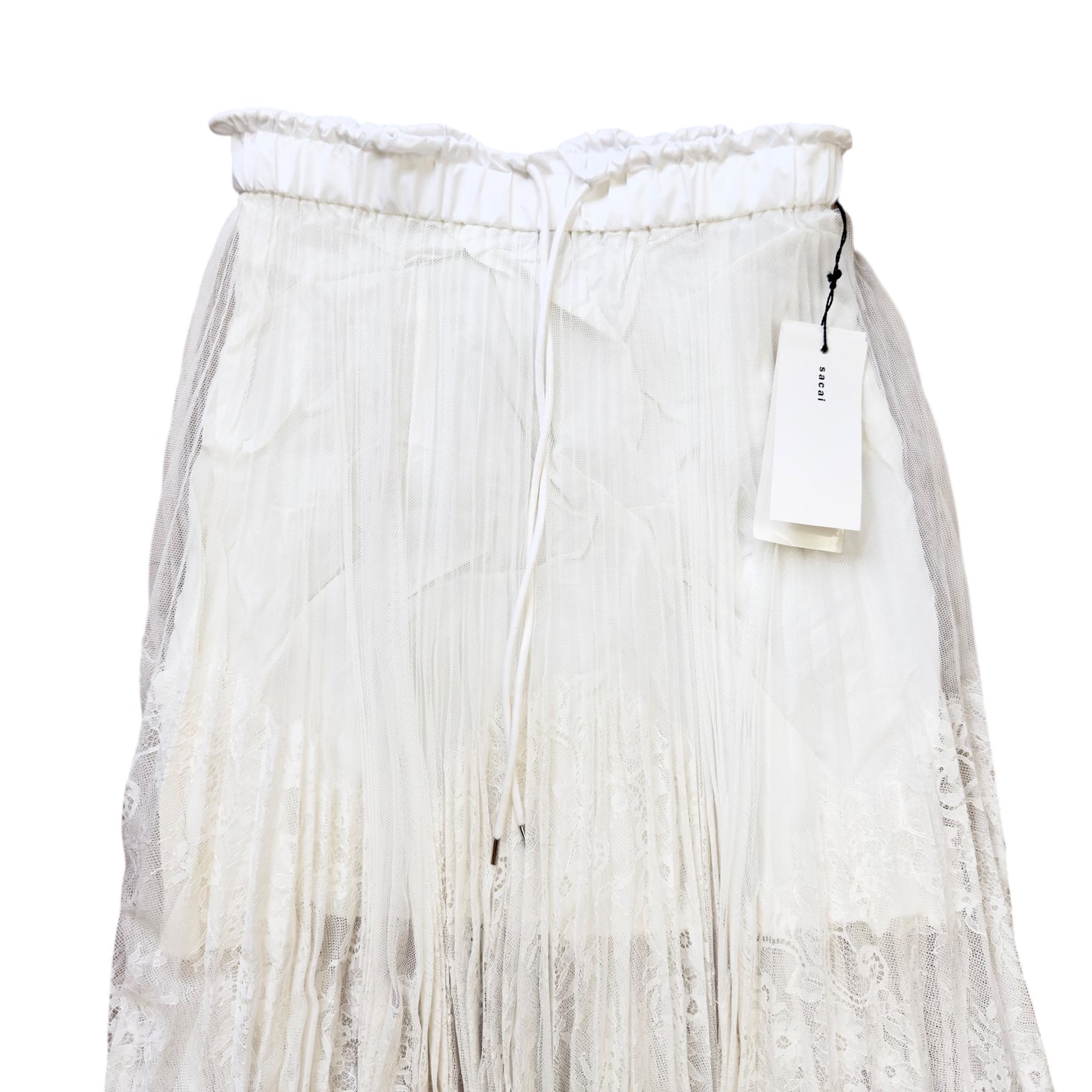 SACAI 雪紡 蕾絲 長裙