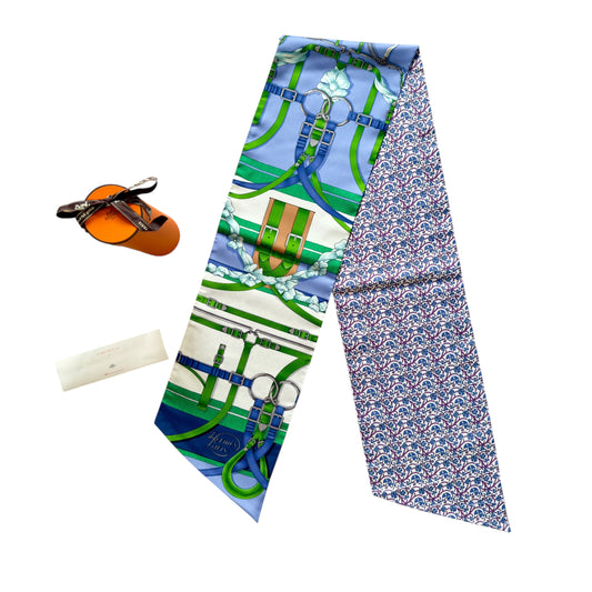 HERMES Maxi twilly cut 長絲巾