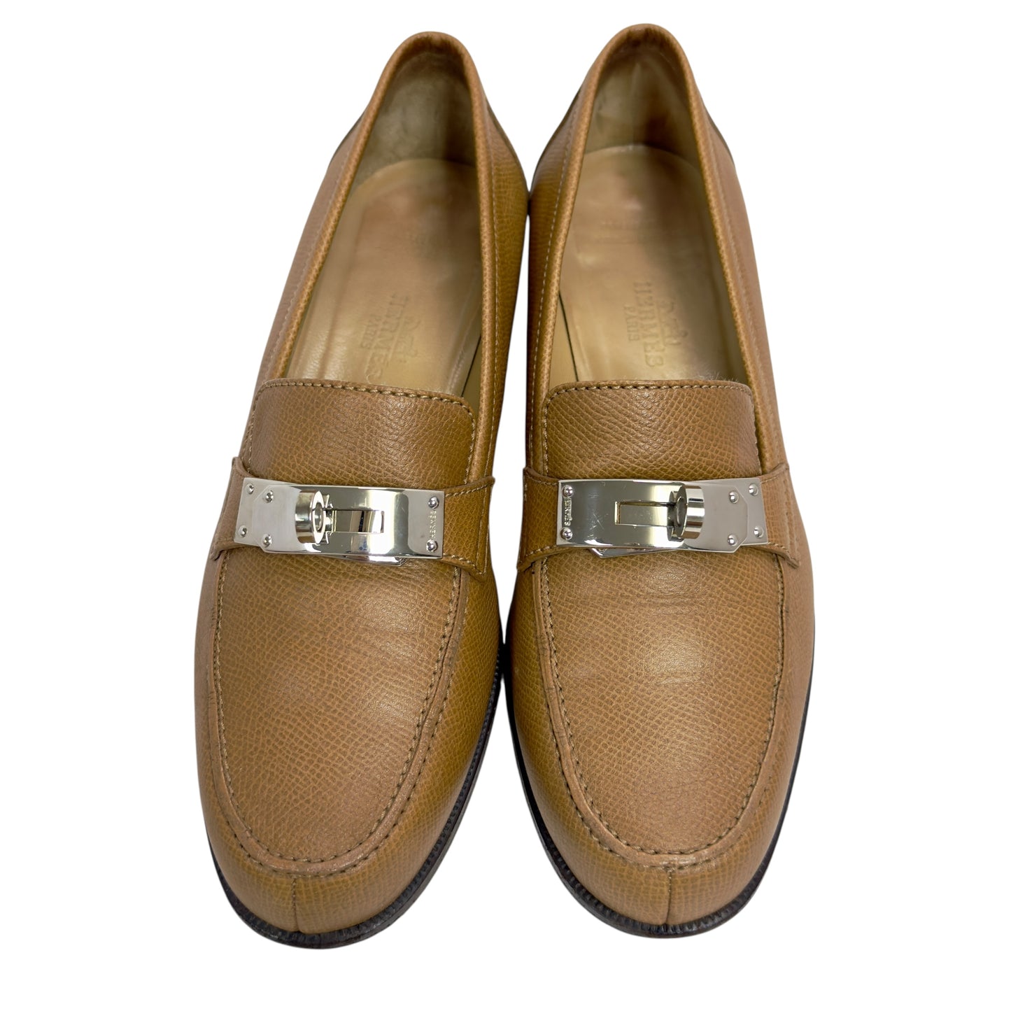 HERMES kelly扣 樂福鞋