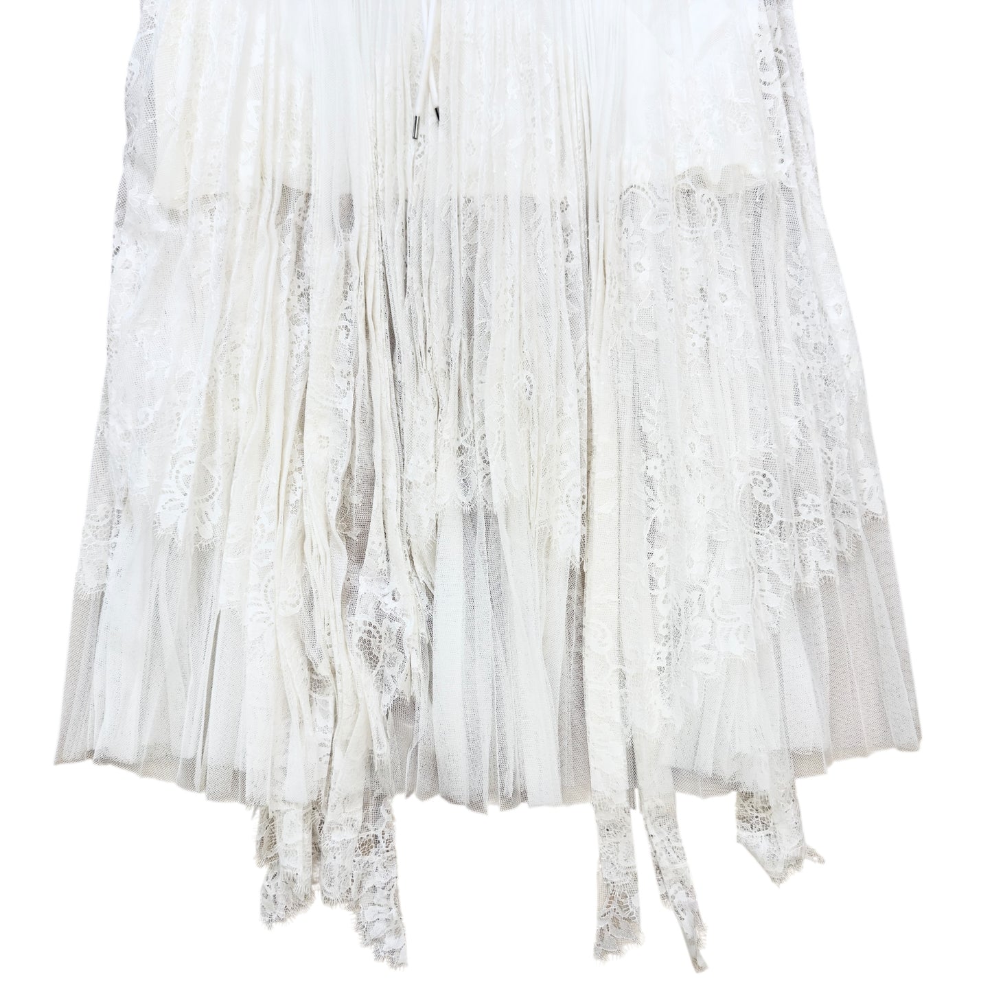 SACAI 雪紡 蕾絲 長裙