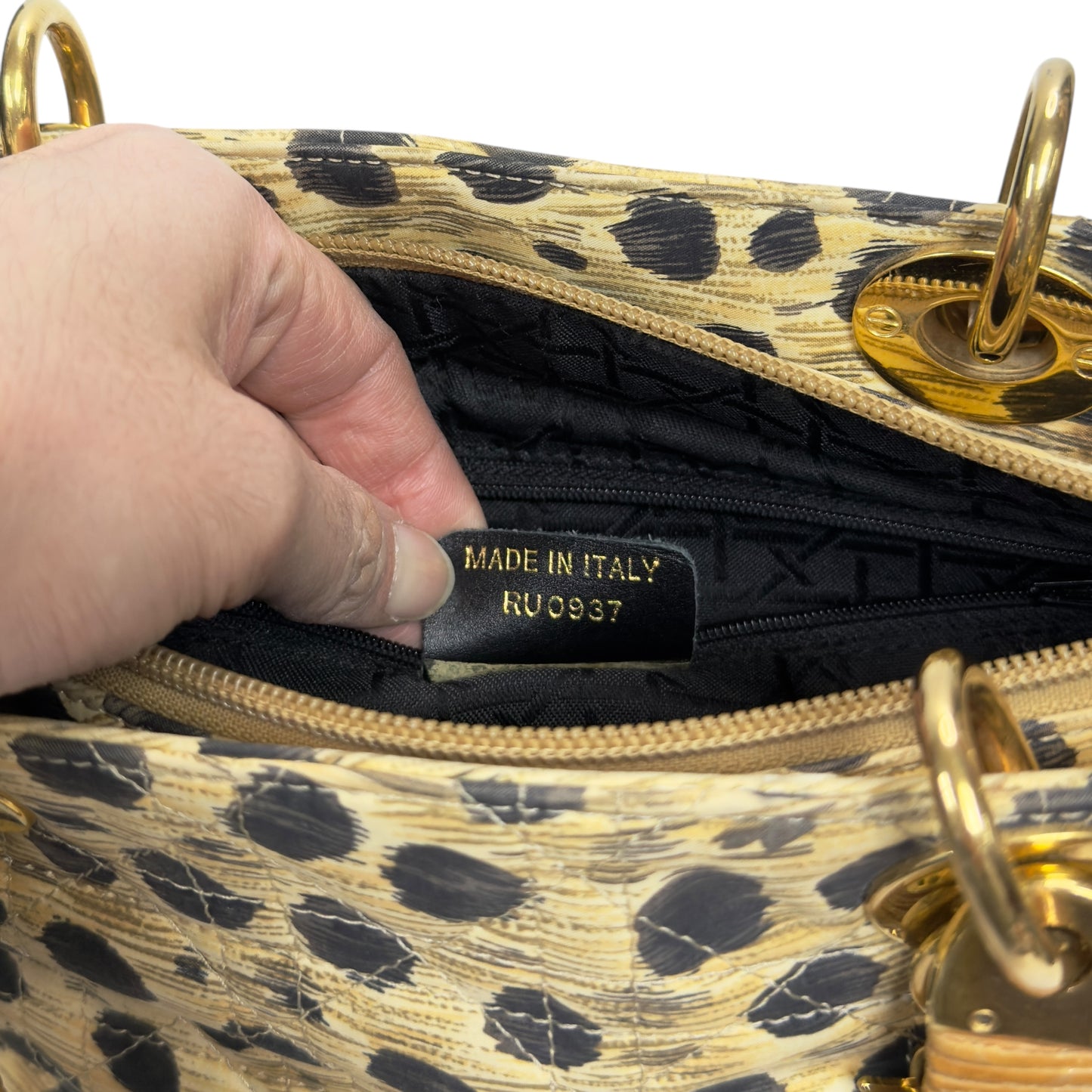 DIOR 中古 Lady Dior 2用袋