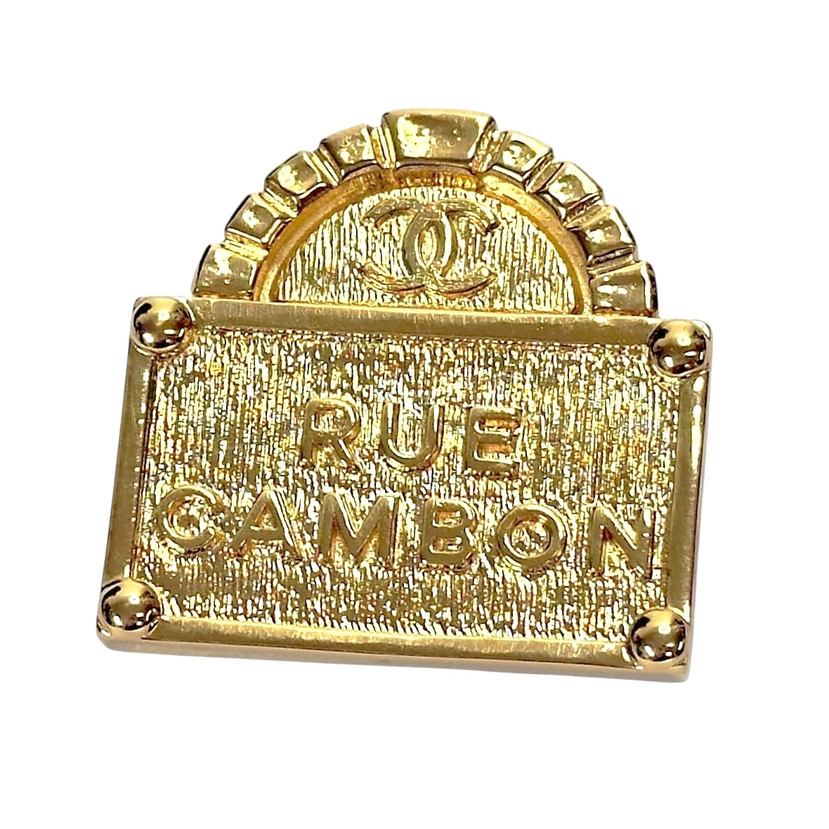 CHANEL CC Rue Cambon 胸針