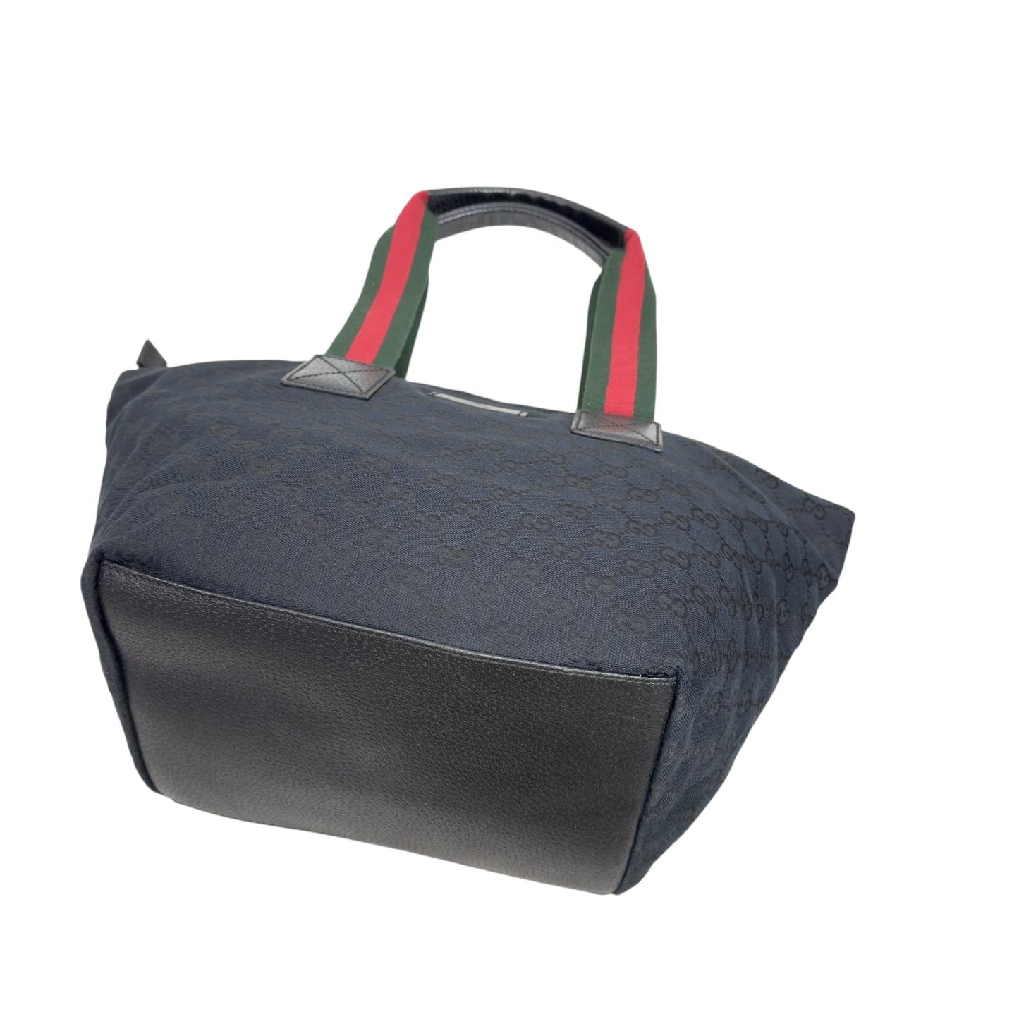 GUCCI GG 綠紅綠彩條 肩背包