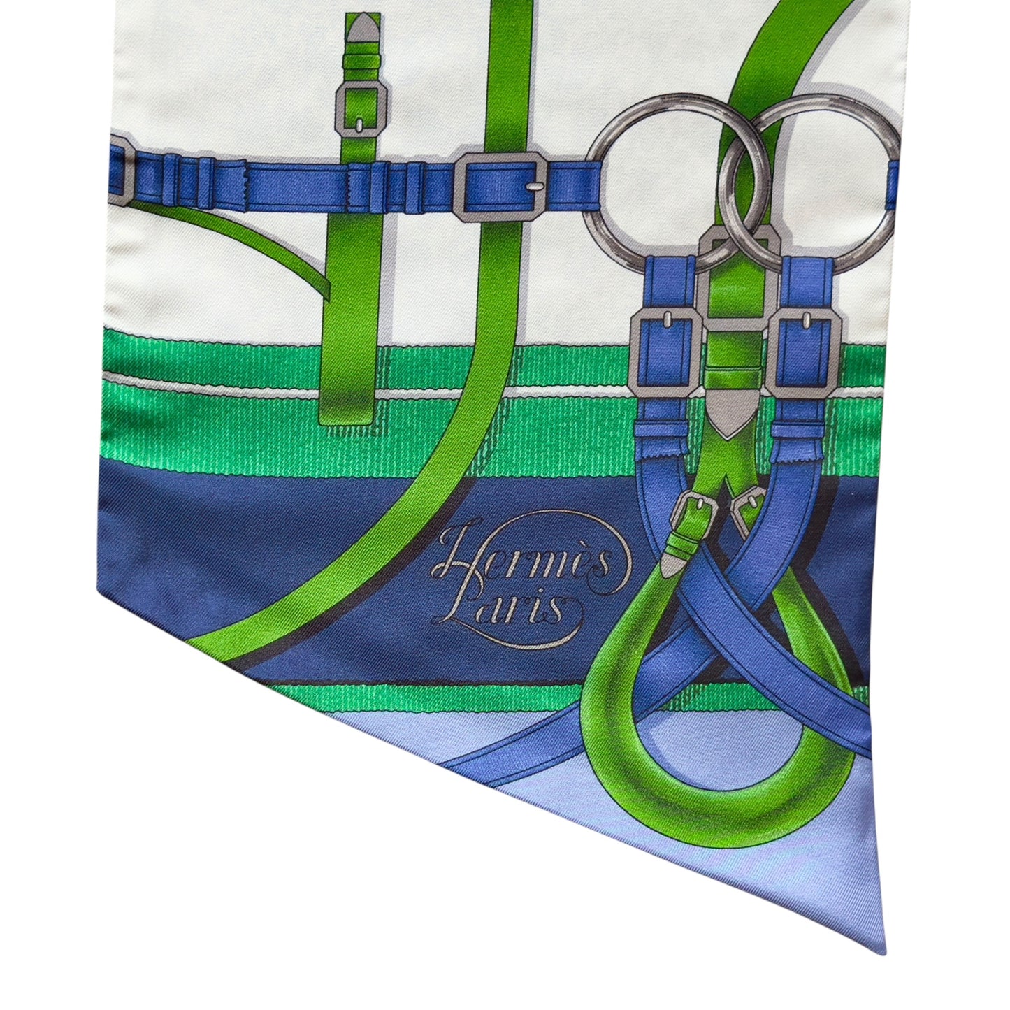 HERMES Grand Manege Maxi twilly cut 長絲巾