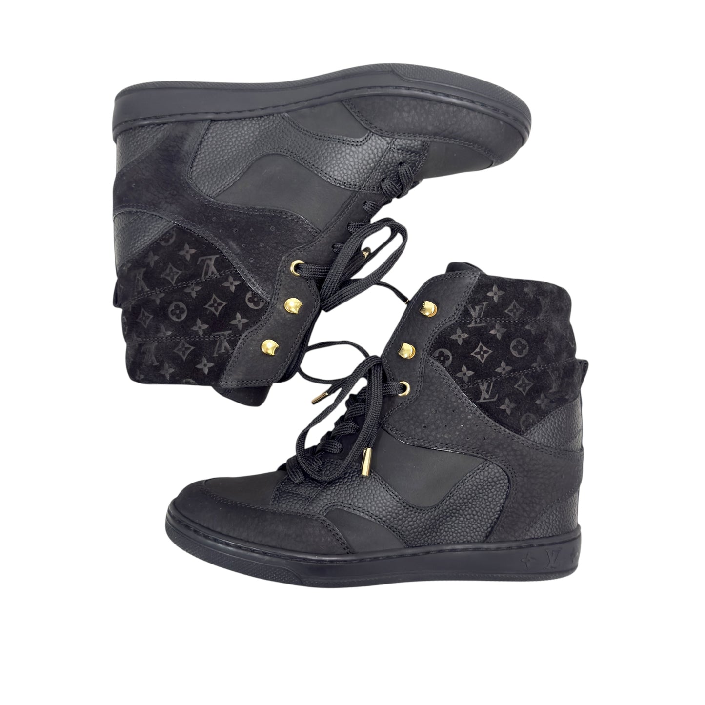 LOUIS VUITTON 老花 內增高 球鞋 70mm