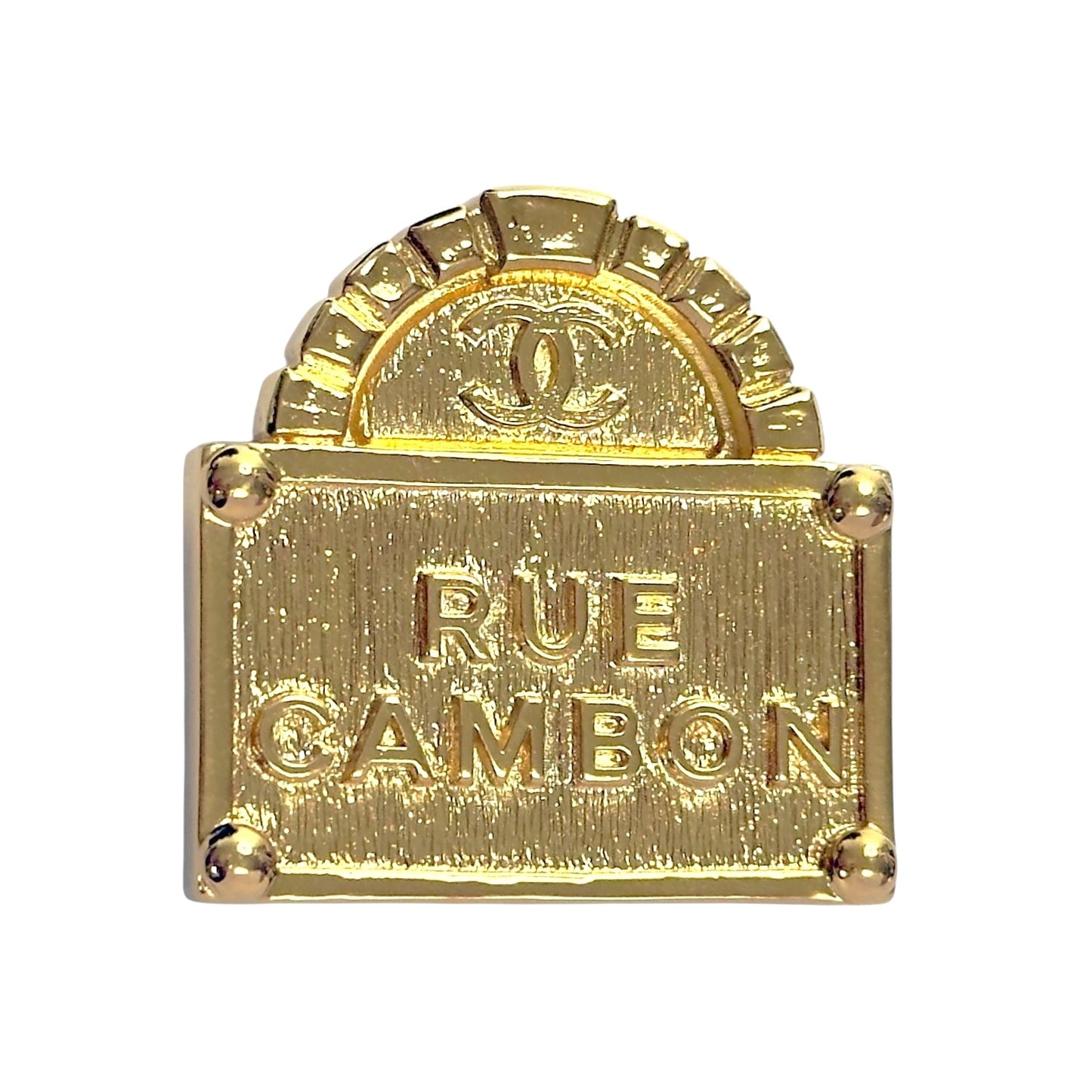 CHANEL CC Rue Cambon 胸針