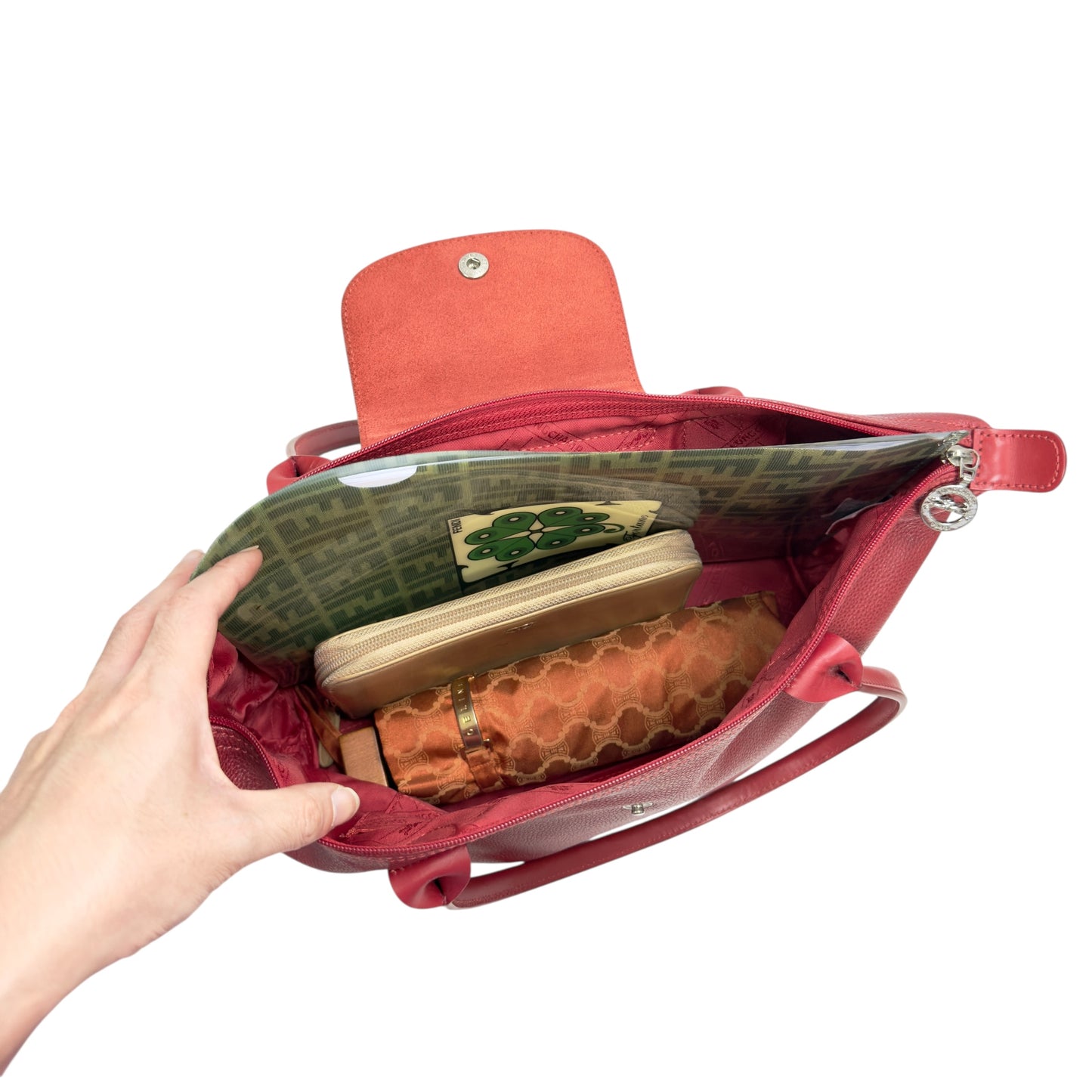 LONGCHAMP Le Pliage 皮革 肩背包