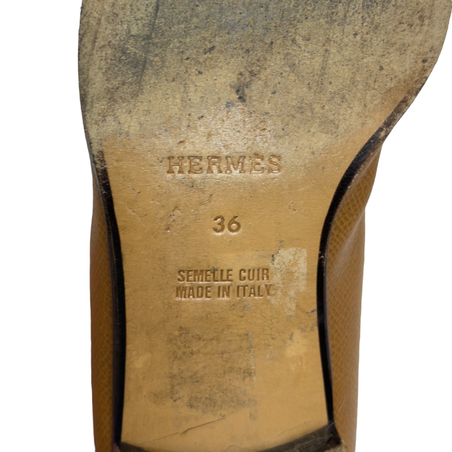 HERMES kelly扣 樂福鞋