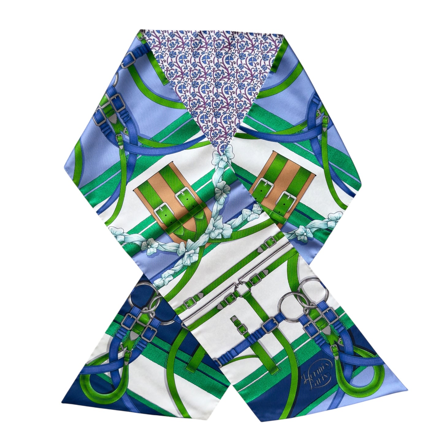 HERMES Maxi twilly cut 長絲巾