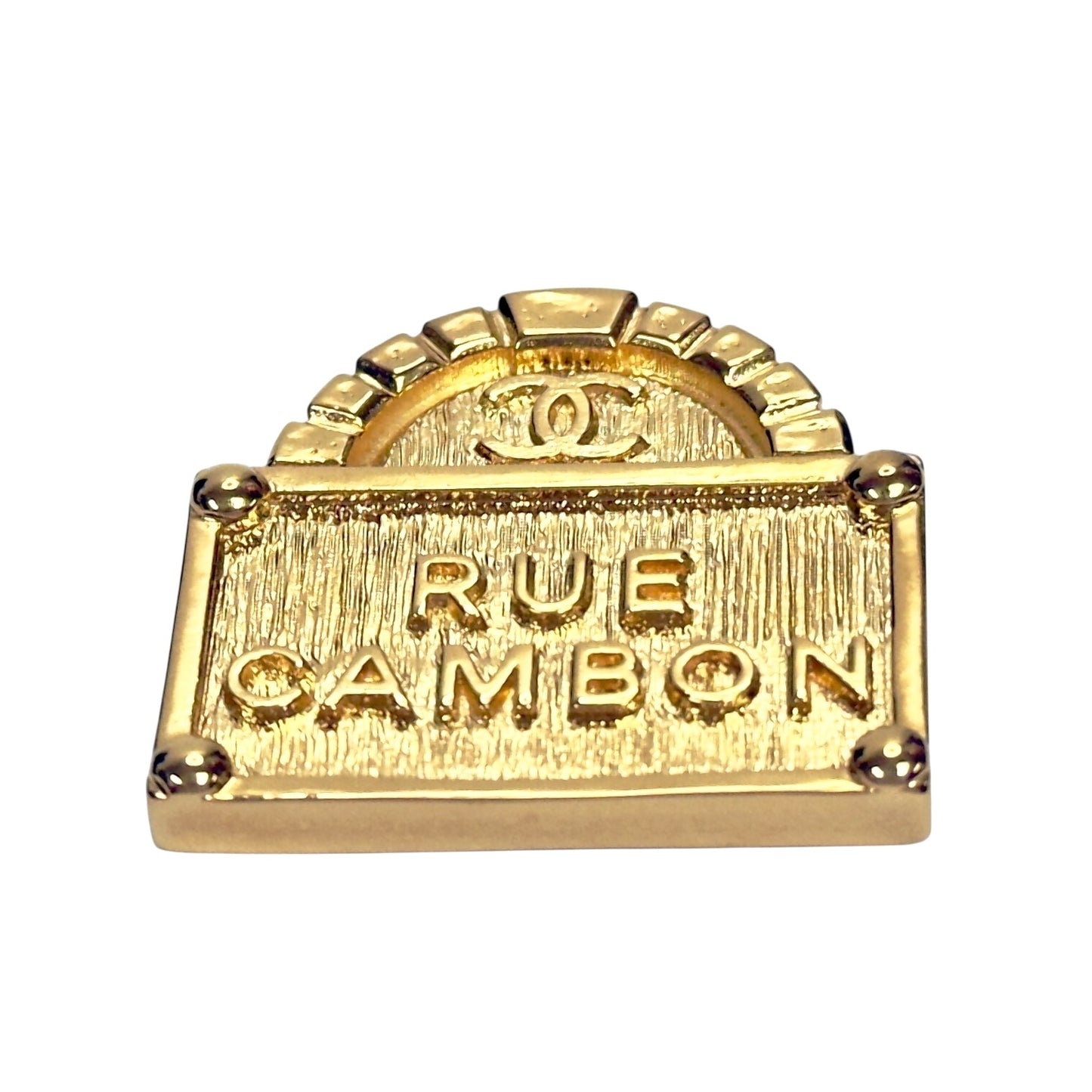 CHANEL CC Rue Cambon 胸針